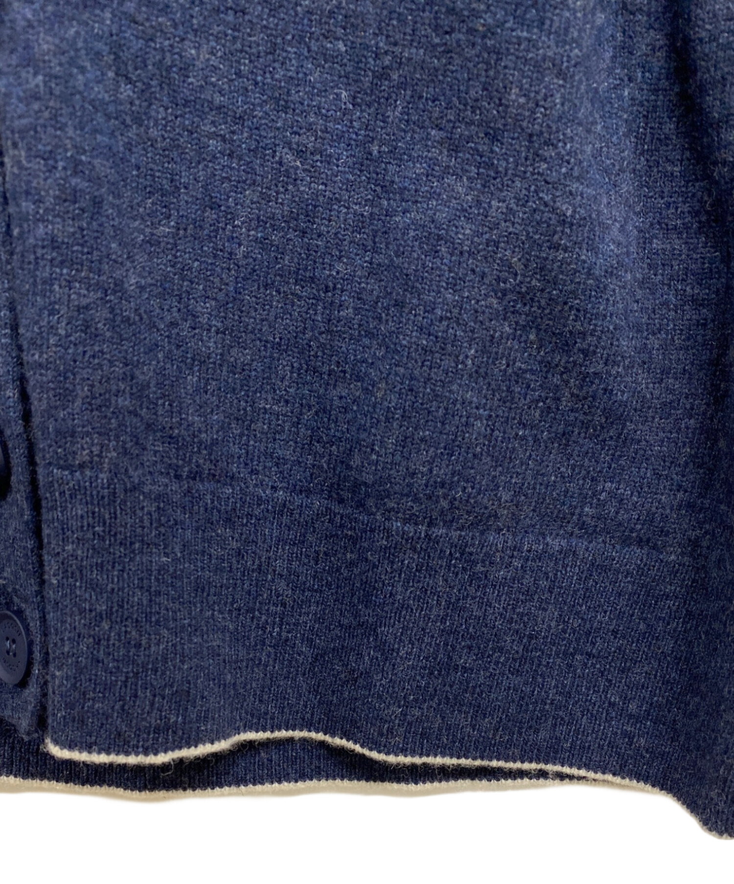 中古・古着通販】LACOSTE (ラコステ) 薄手カーディガン ネイビー