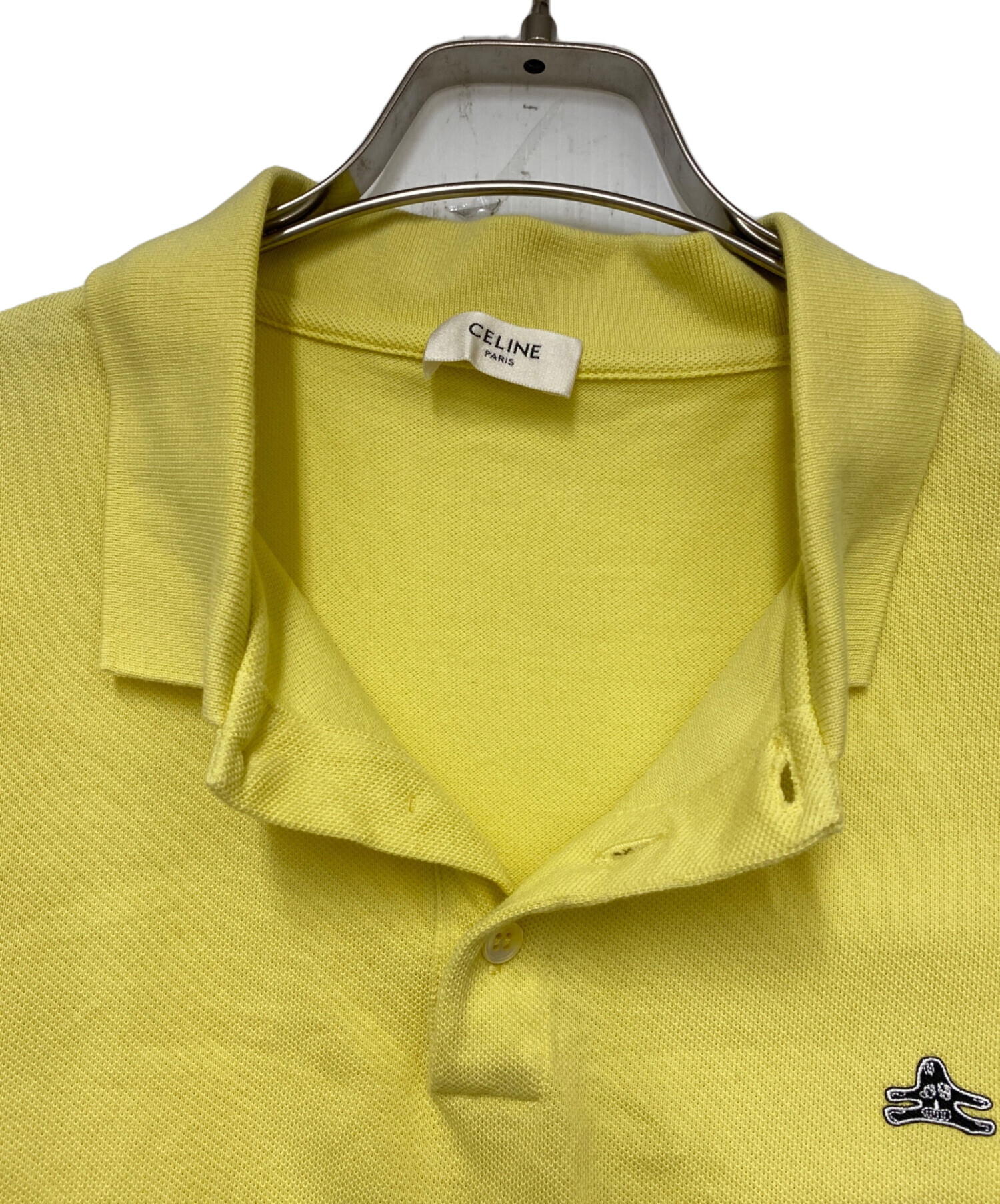 中古・古着通販】CELINE (セリーヌ) ポロシャツ イエロー サイズ:XL