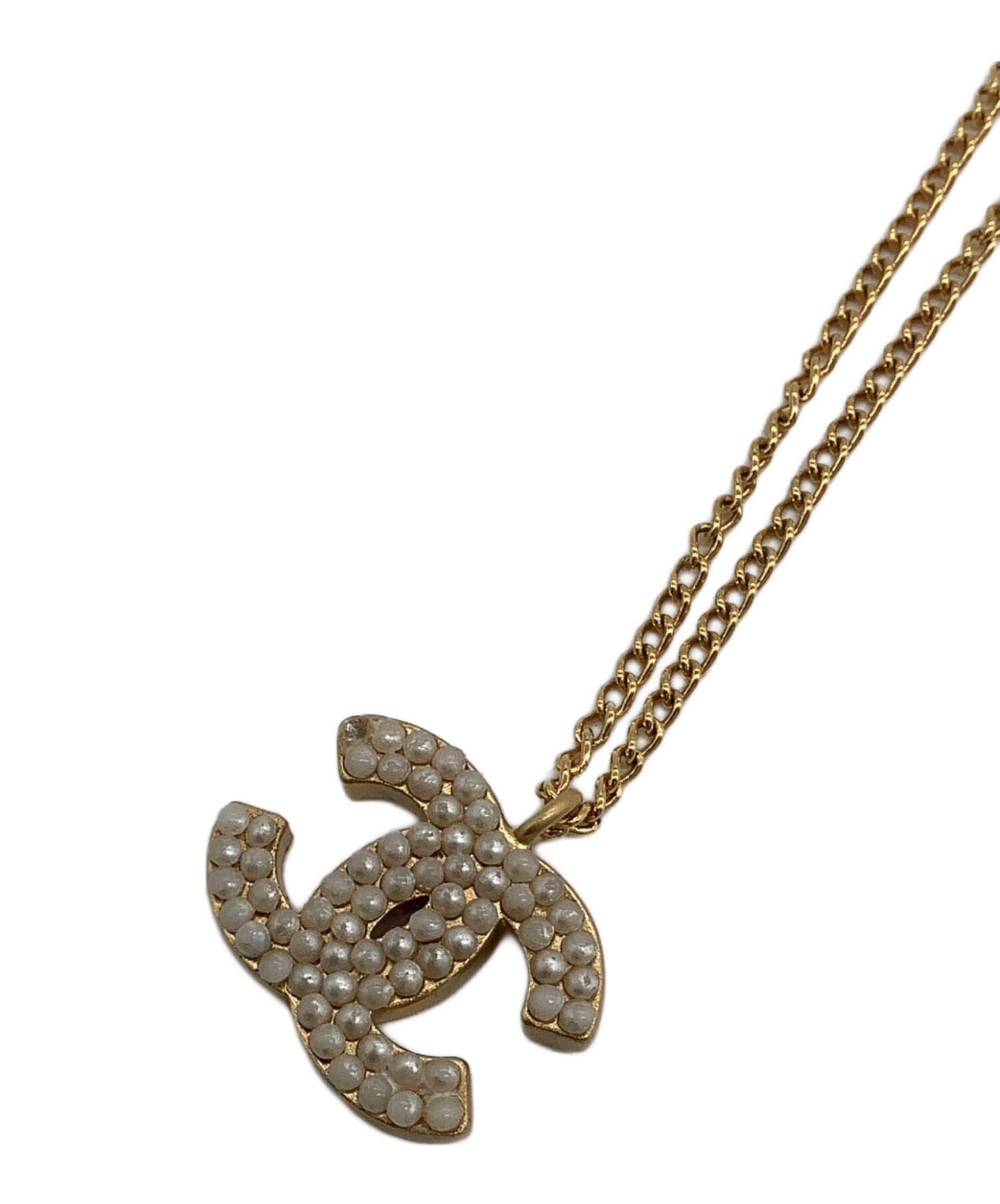 中古・古着通販】CHANEL (シャネル) ネックレス ゴールド｜ブランド 