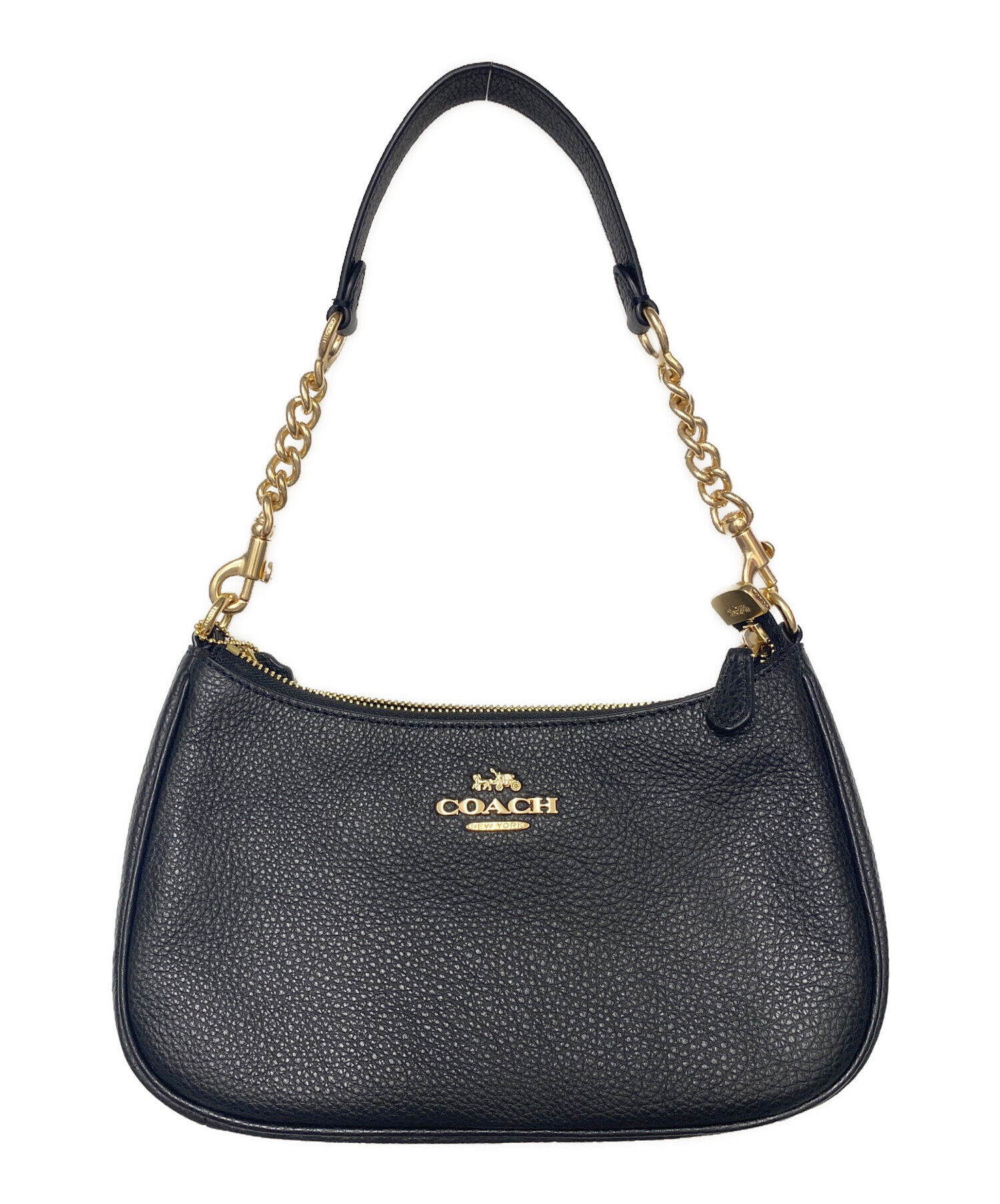 中古・古着通販】COACH (コーチ) テリ ショルダー バッグ ブラック