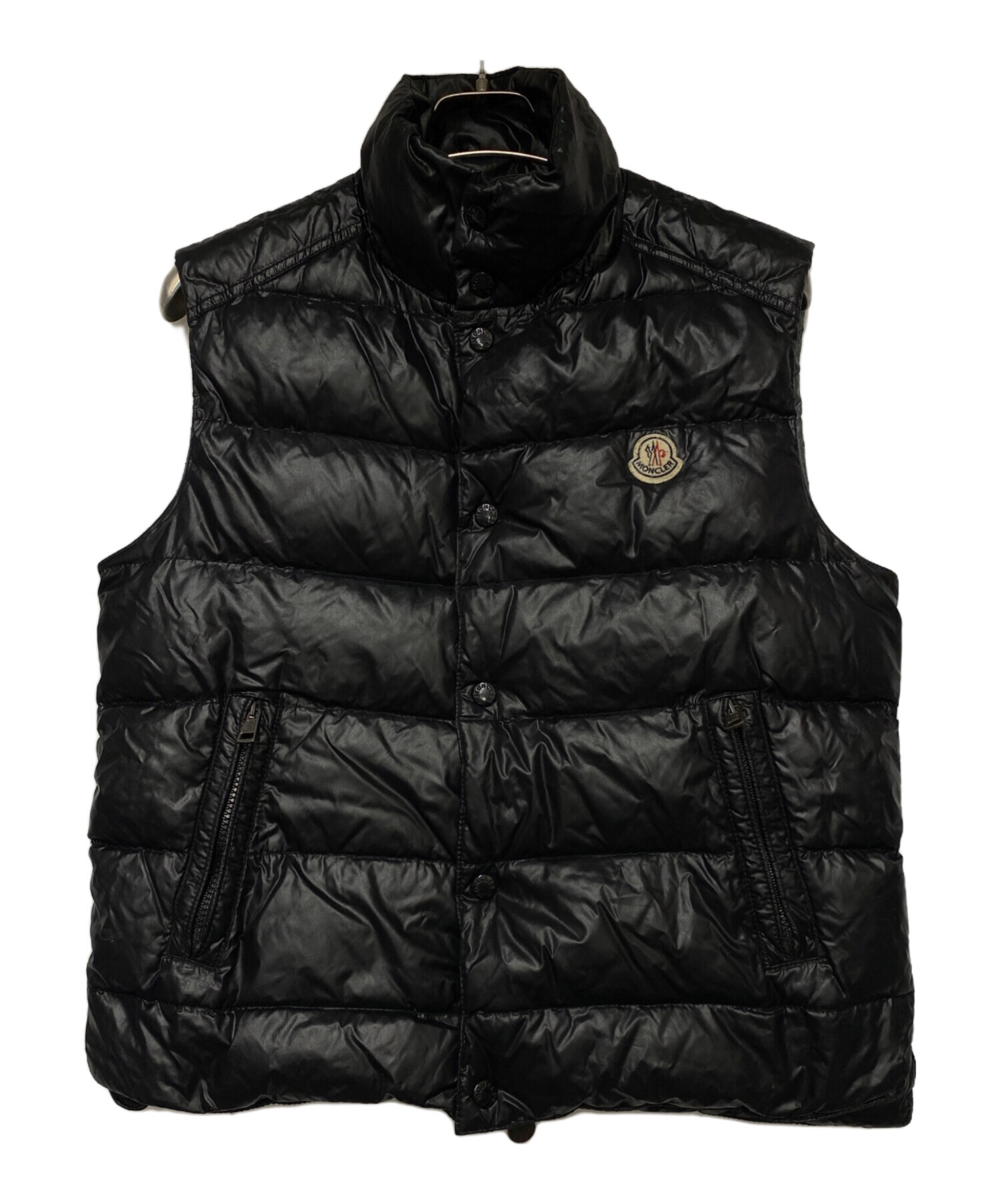 中古・古着通販】MONCLER (モンクレール) ダウンベスト ブラック 