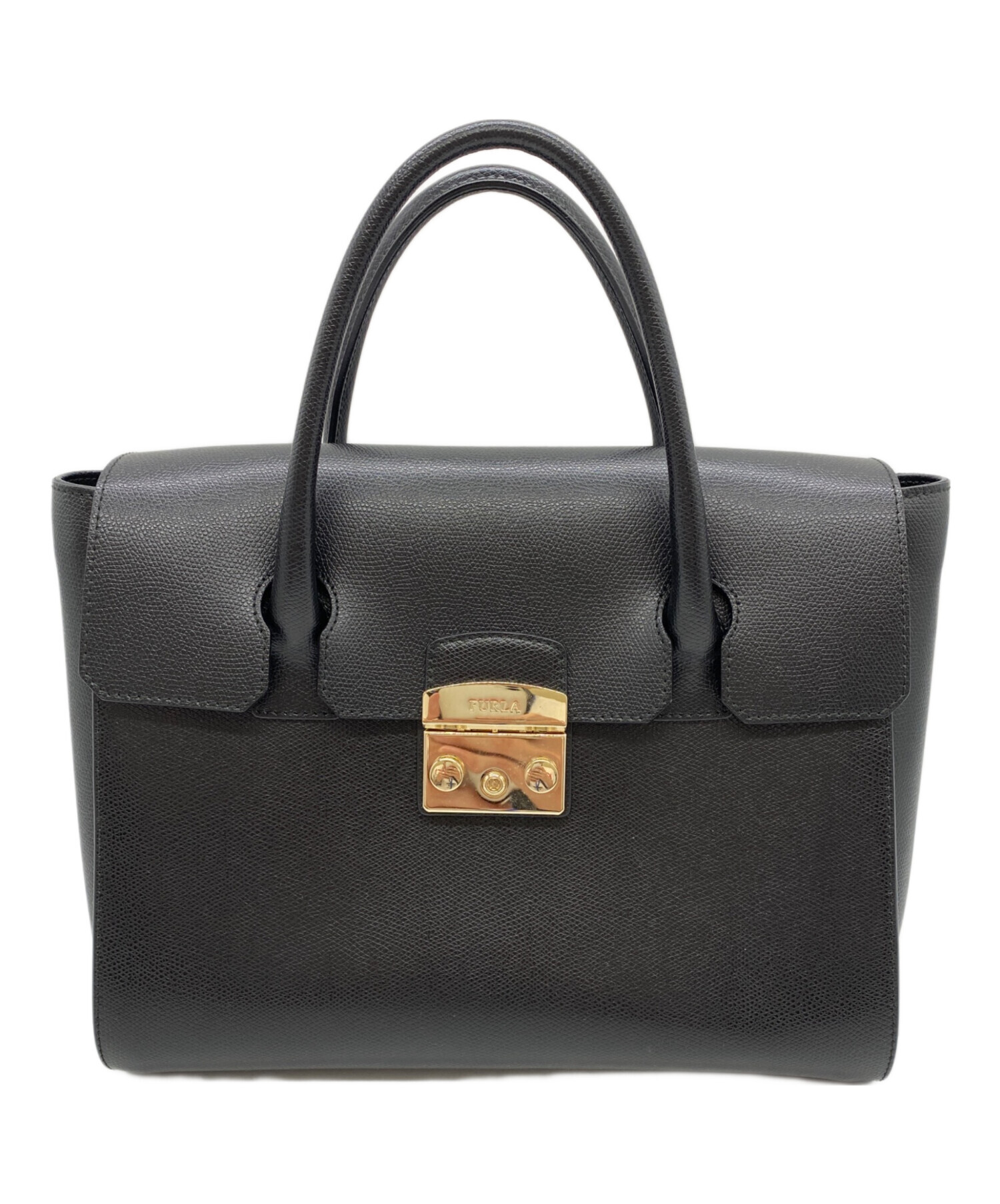 中古・古着通販】FURLA (フルラ) ショルダーバッグ ブラック｜ブランド