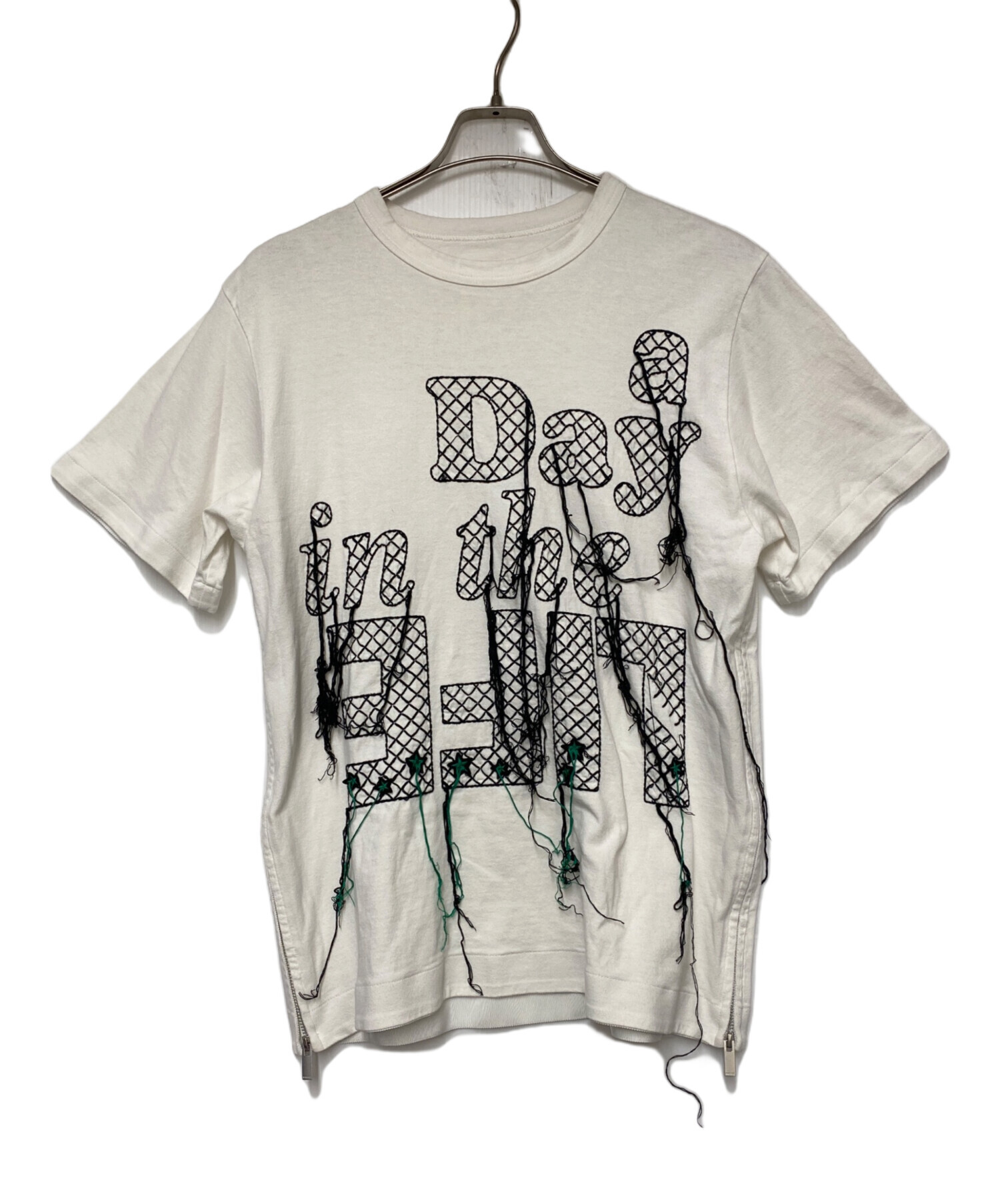 中古・古着通販】sacai (サカイ) sacai 半袖Tシャツ ホワイト サイズ:1