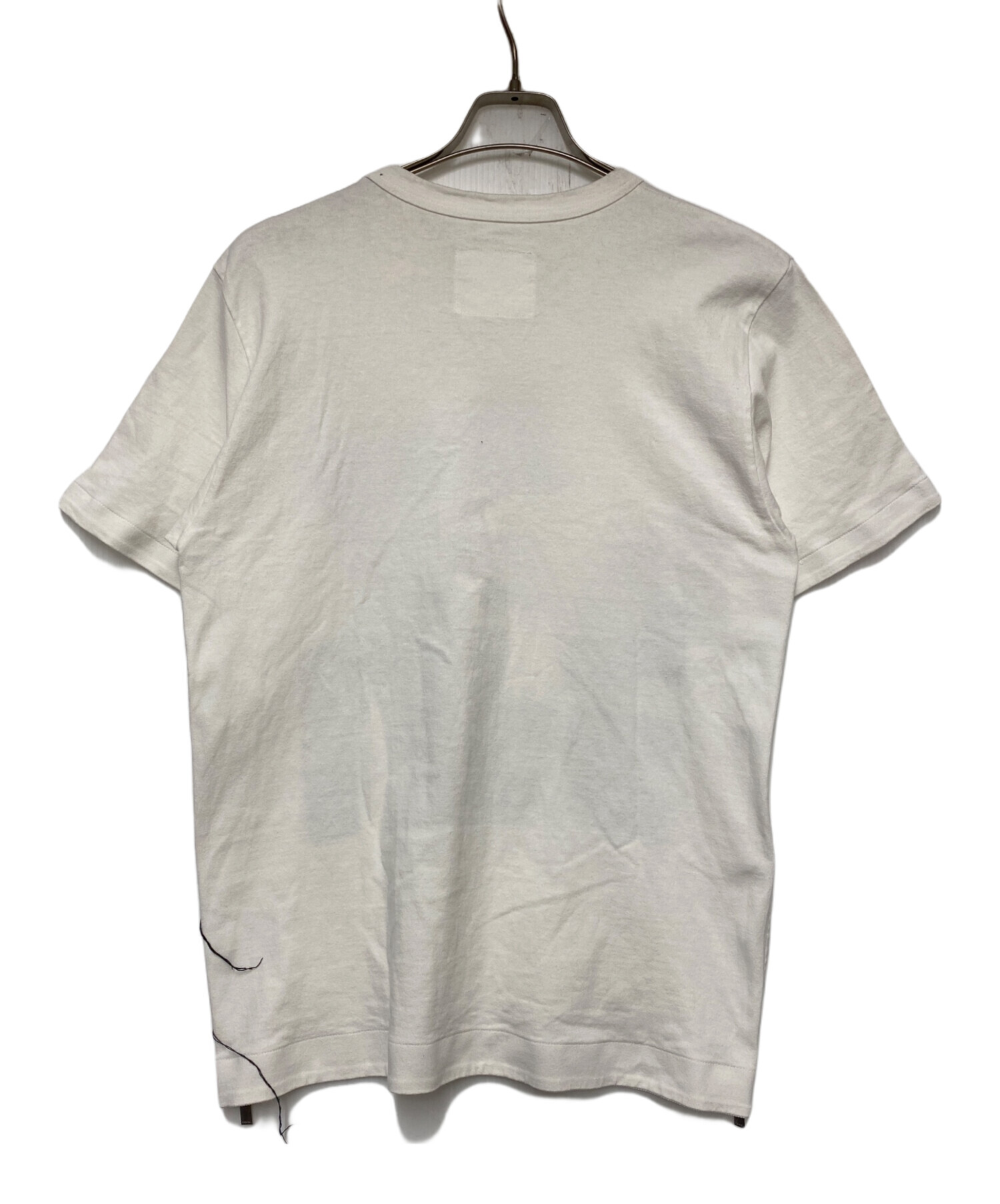 sacai - サカイ Sacai オーバーサイズ Tシャツ 半袖 半袖T  半袖Ｔシャツ コットン ホワイト 未使用 中古・古着通販】sacai (サカイ) sacai 半袖Tシャツ ホワイト サイズ:1
