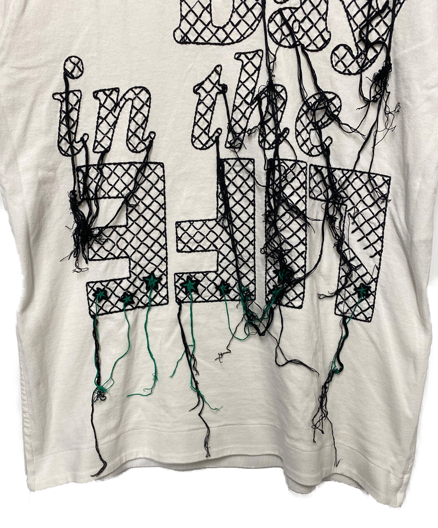 中古・古着通販】sacai (サカイ) sacai 半袖Tシャツ ホワイト サイズ:1