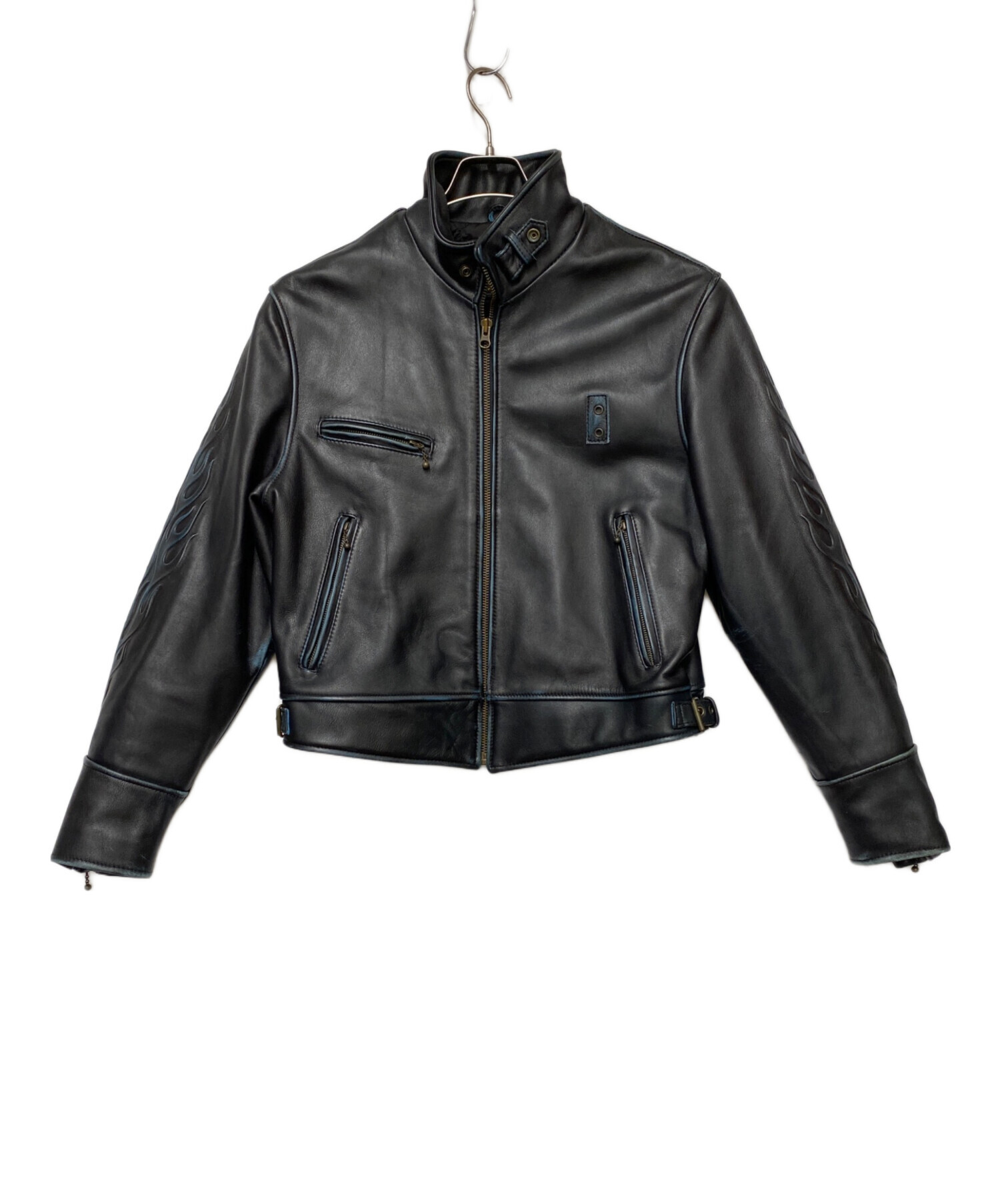 美品 ハーレーダビッドソン ライダースジャケット L相当 中古・古着通販】HARLEY-DAVIDSON (ハーレーダビッドソン) ライダース