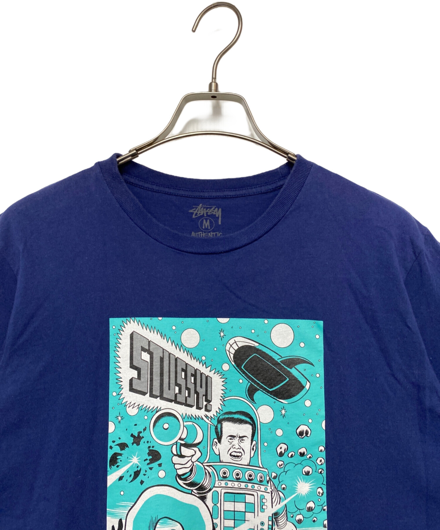 中古・古着通販】stussy (ステューシー) stussy 半袖Tシャツ ネイビー