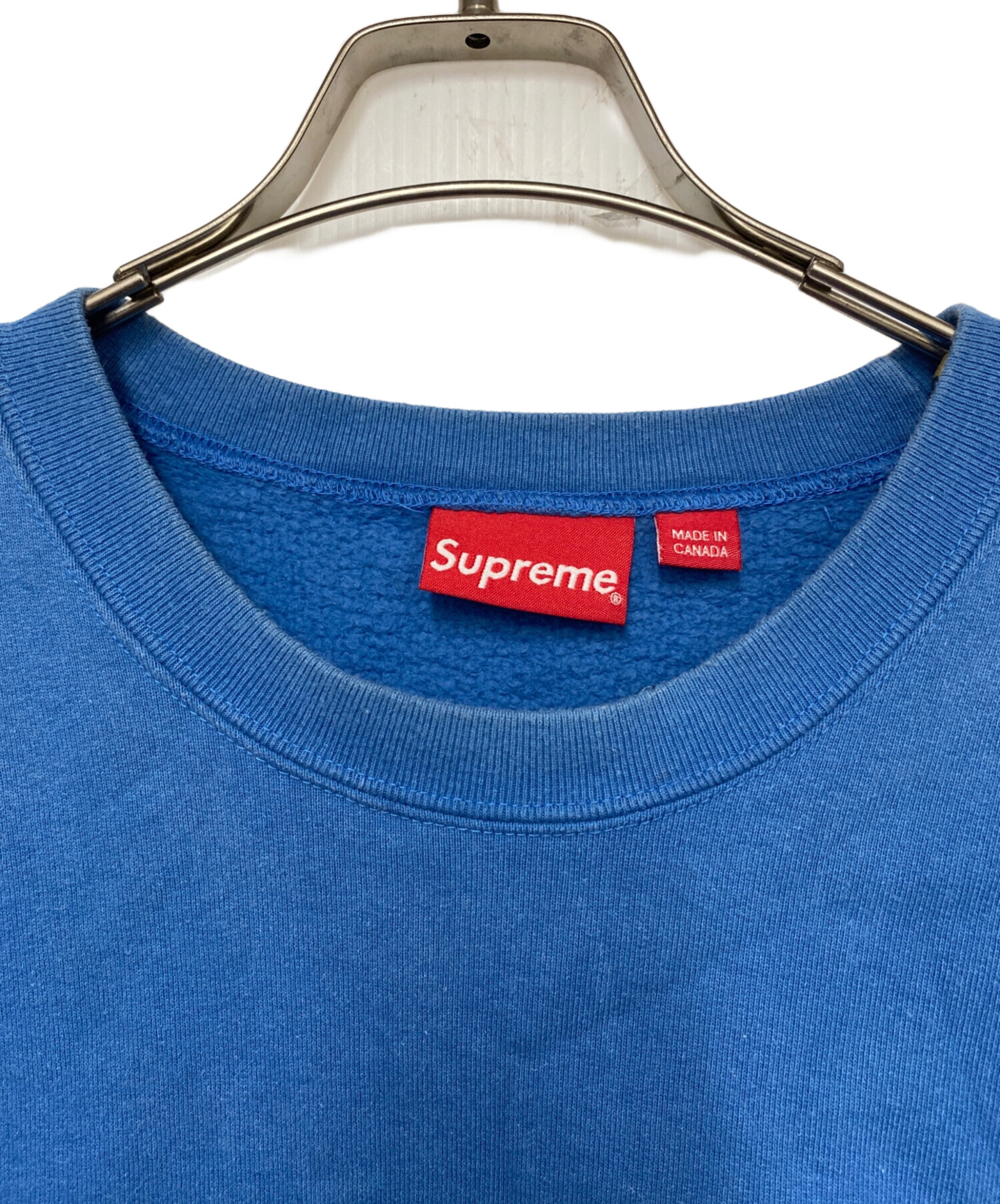 中古・古着通販】Supreme (シュプリーム) Small Box Crew Neck ブルー
