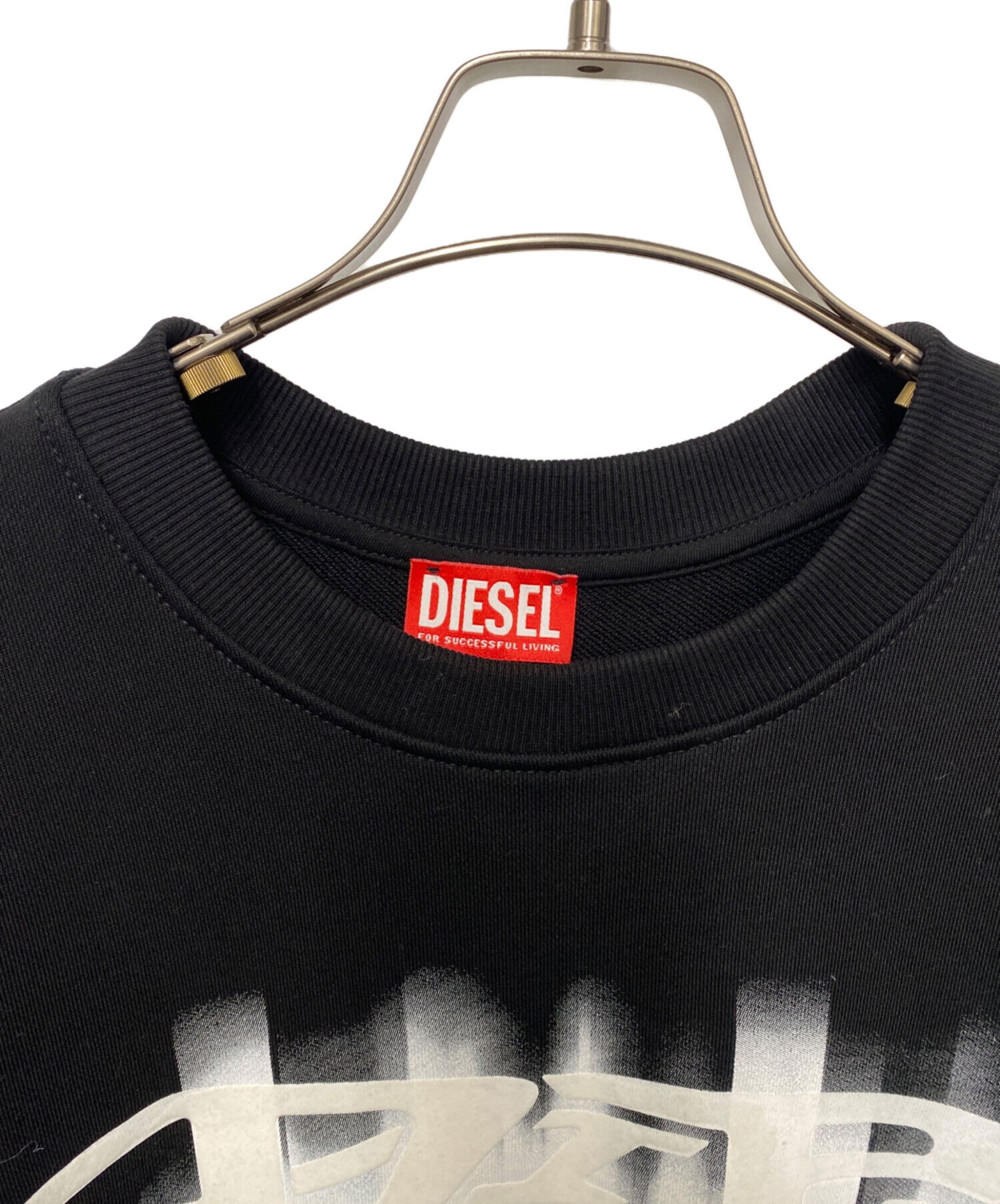 中古・古着通販】DIESEL (ディーゼル) スウェット ブラック サイズ