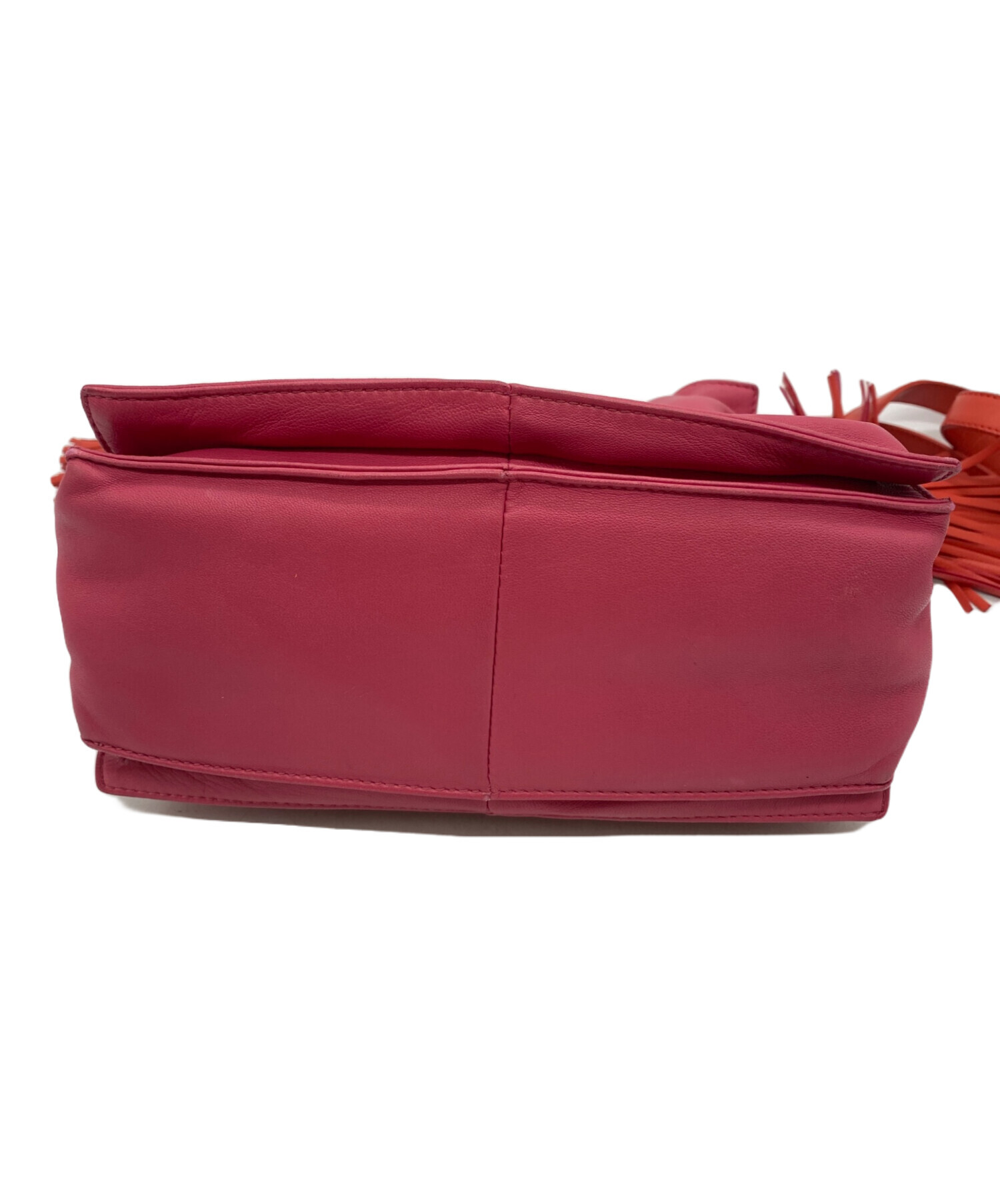 LOEWE ロエベ ショルダーバッグ  ピンク 【古着】【中古】【送料無料】 中古・古着通販】LOEWE (ロエベ) ショルダーバッグ ピンク｜ブランド