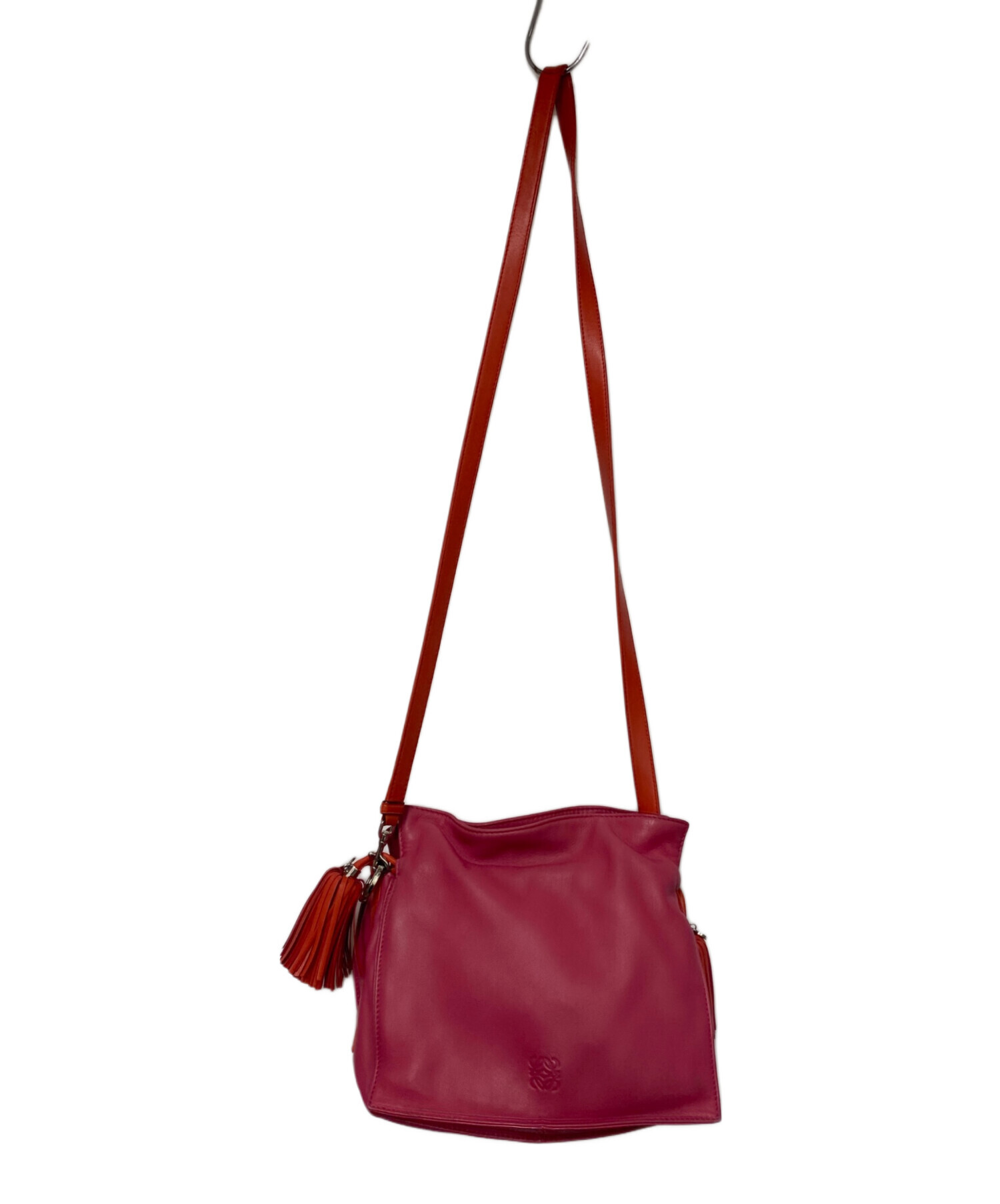 中古・古着通販】LOEWE (ロエベ) ショルダーバッグ ピンク｜ブランド