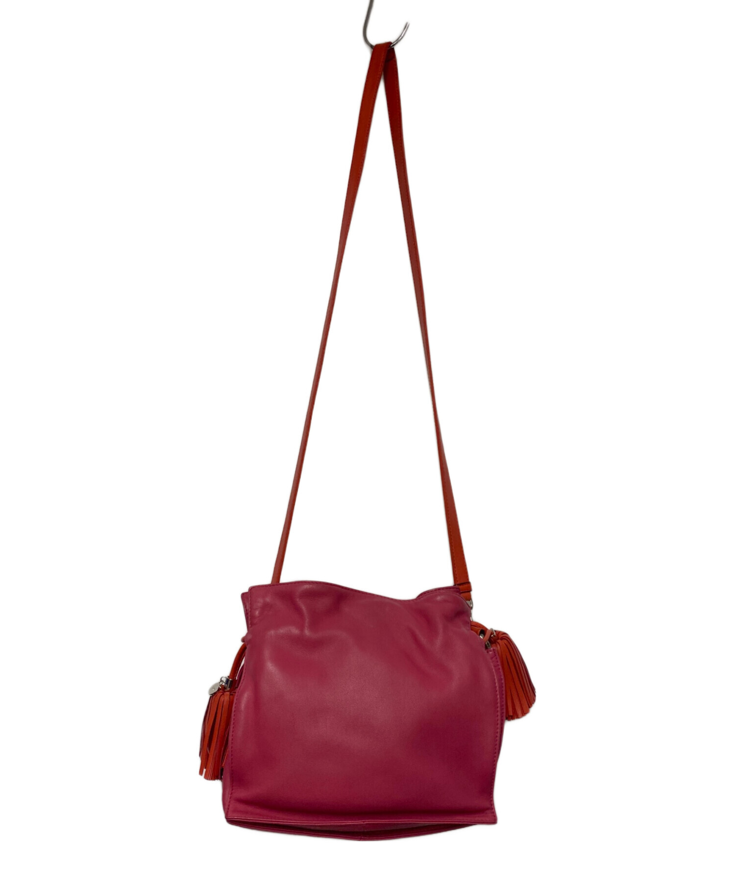 中古・古着通販】LOEWE (ロエベ) ショルダーバッグ ピンク｜ブランド