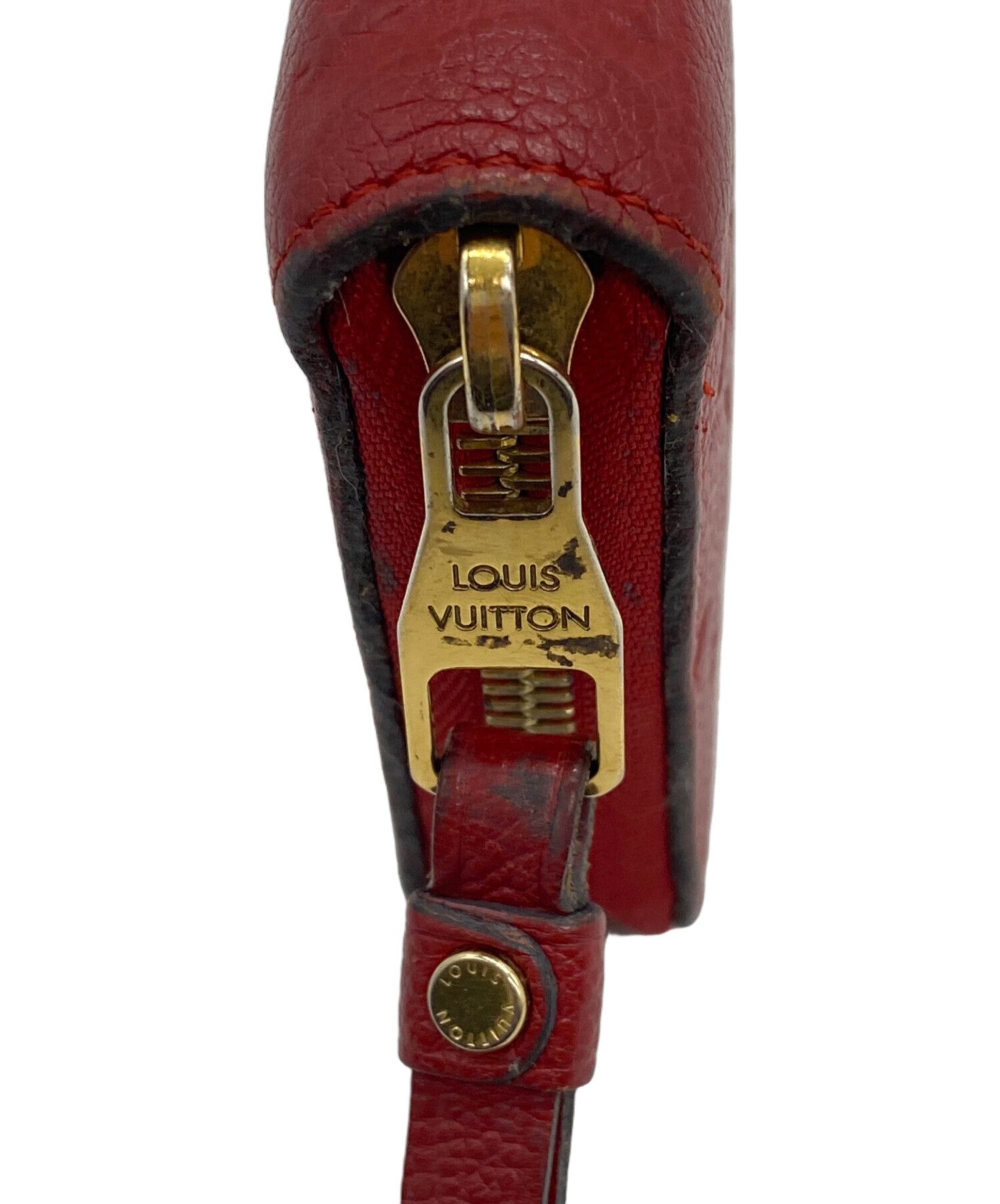 中古・古着通販】LOUIS VUITTON (ルイ ヴィトン) 長財布 レッド