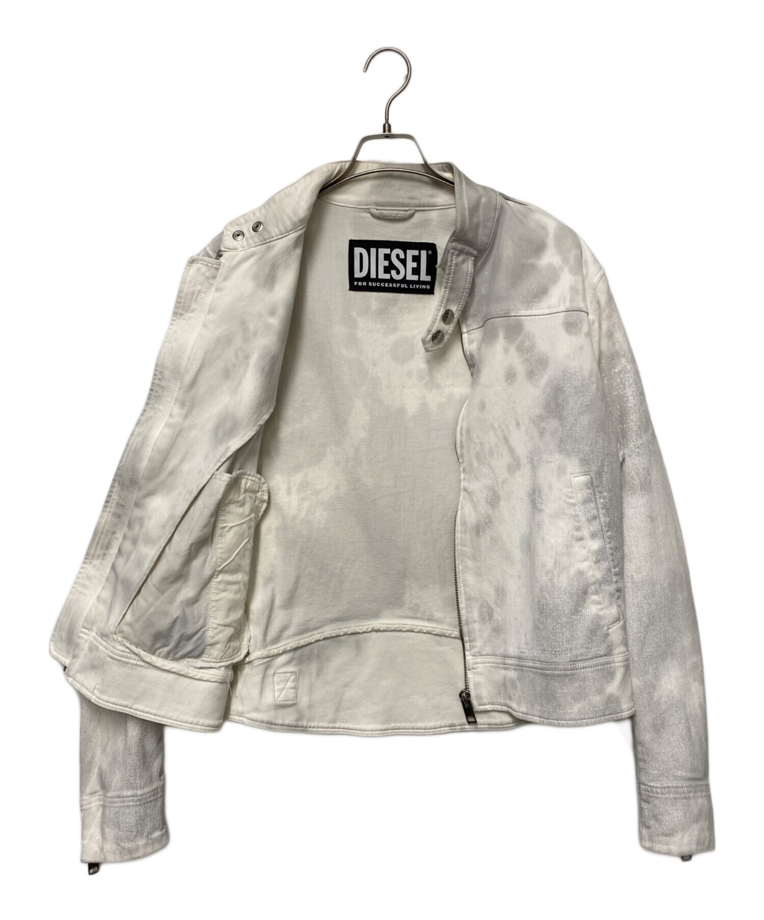 中古・古着通販】DIESEL (ディーゼル) シングルライダースジャケット