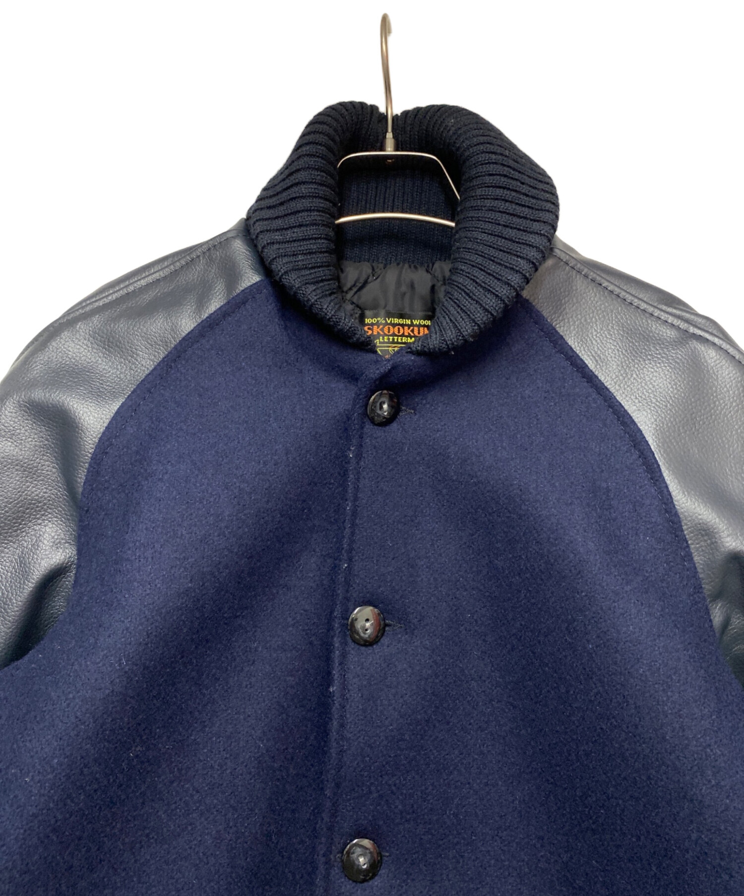 スクーカム　スタジャン ネイビー 中古・古着通販】SKOOKUM (スクーカム) スタジャン ネイビー サイズ:36