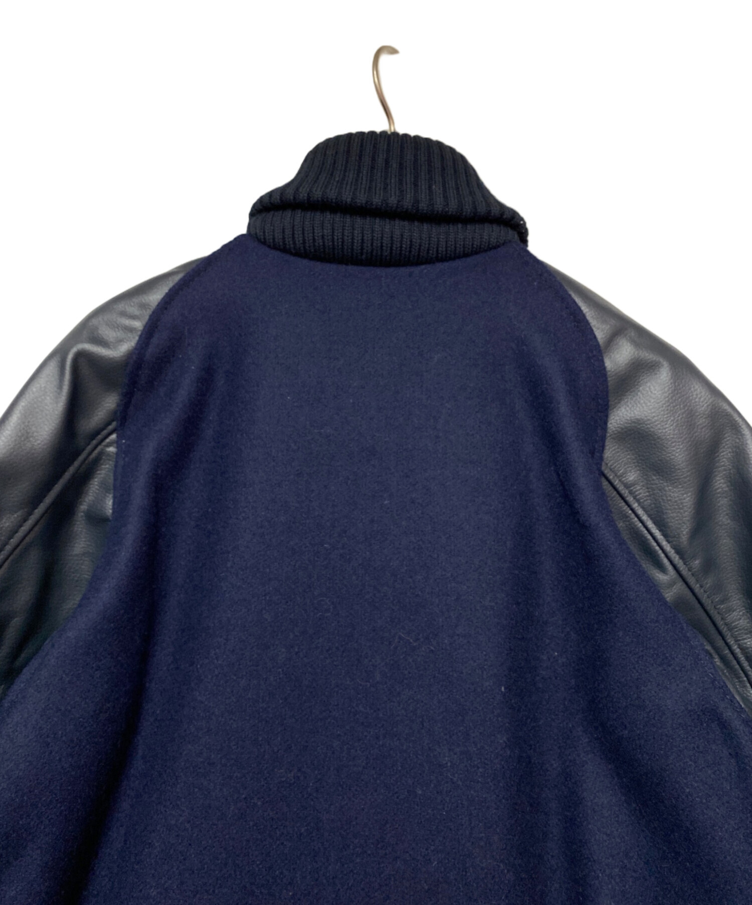 中古・古着通販】SKOOKUM (スクーカム) スタジャン ネイビー×ブラック