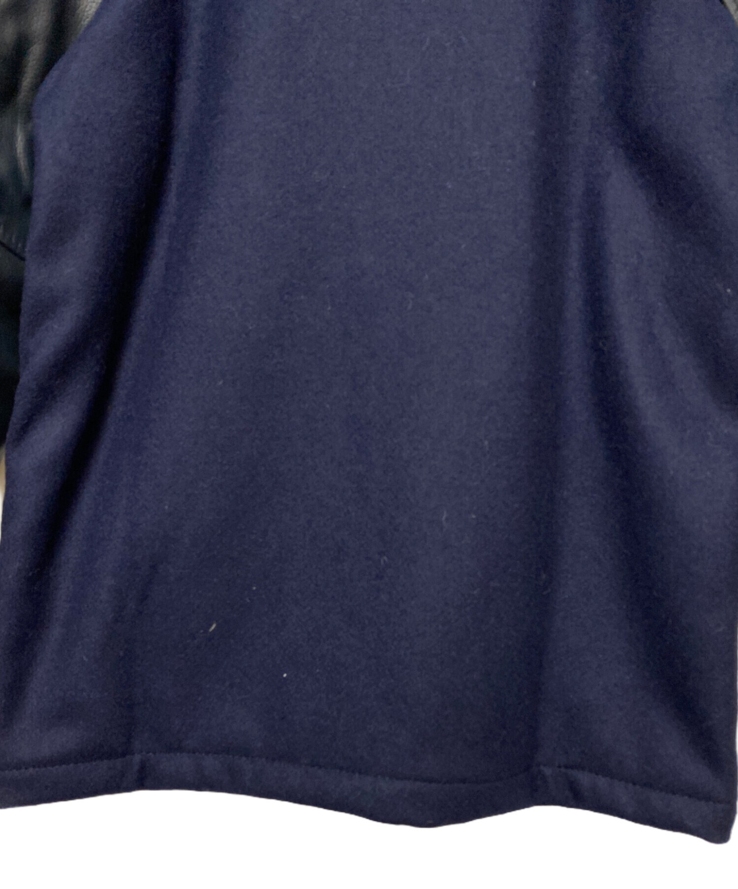 中古・古着通販】SKOOKUM (スクーカム) スタジャン ネイビー×ブラック