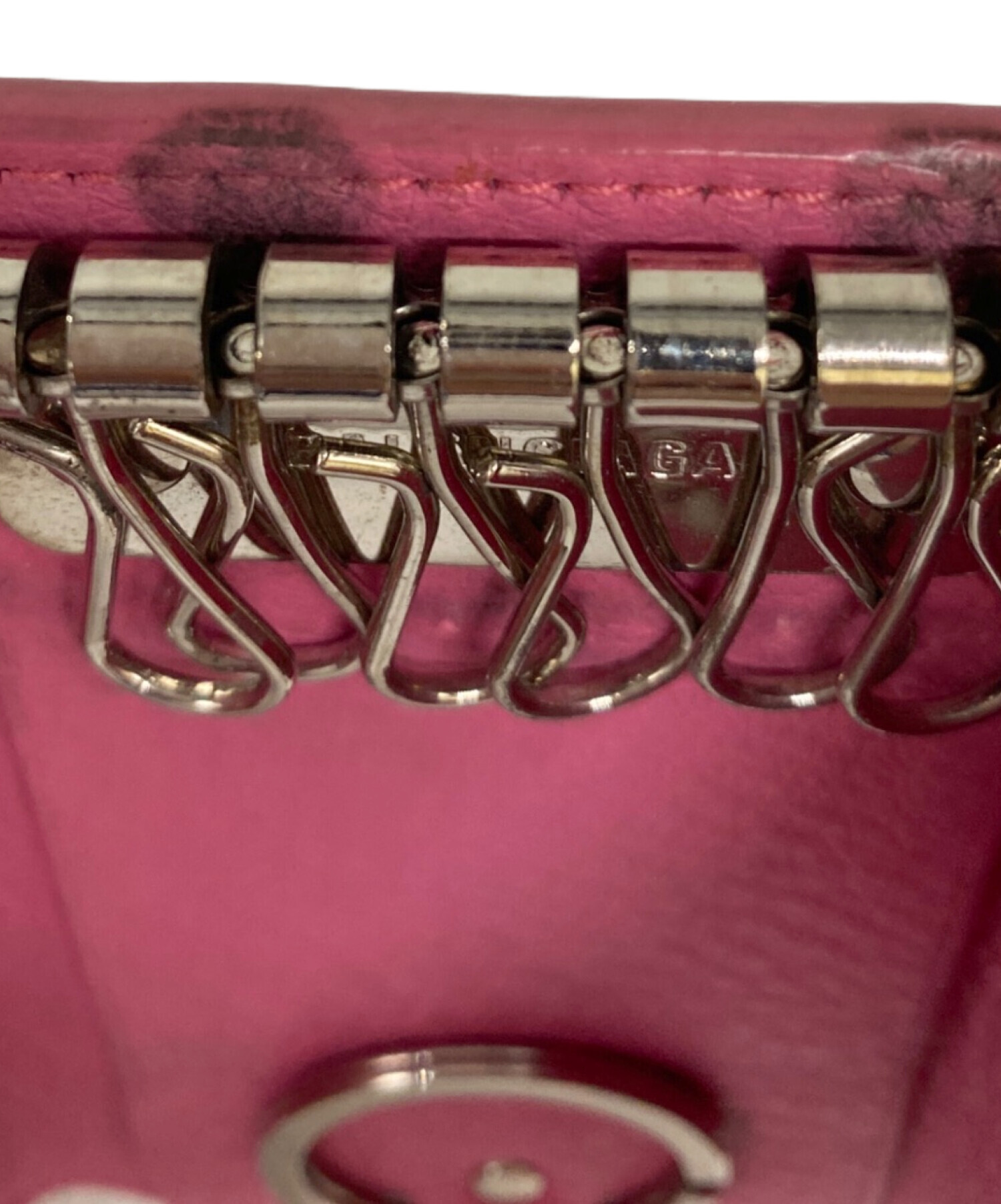中古・古着通販】BALENCIAGA (バレンシアガ) 6連キーケース ピンク