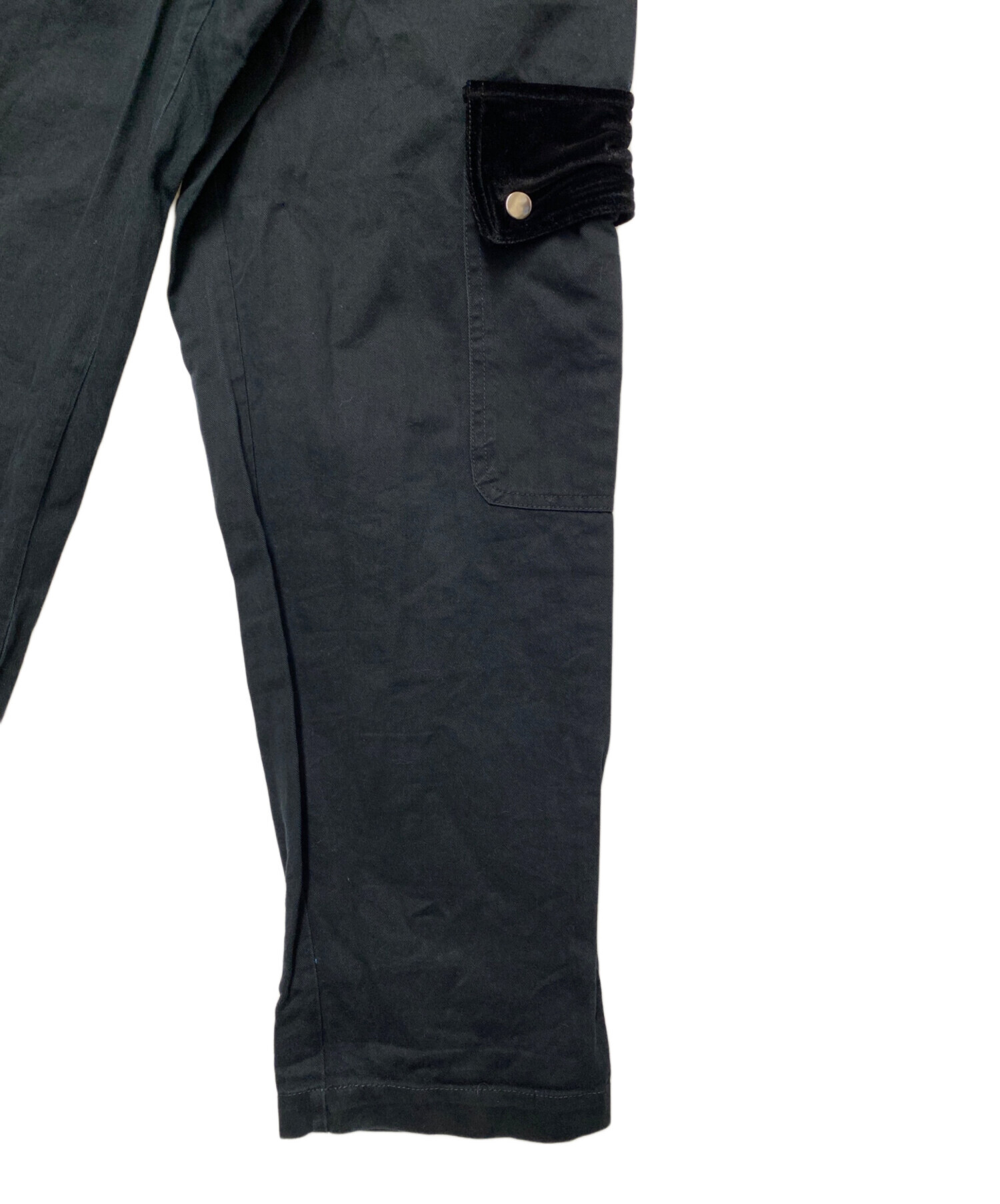 ［古着］Stussy ステューシー ブラック カーゴパンツ 中古・古着通販】stussy (ステューシー) カーゴパンツ ブラック サイズ