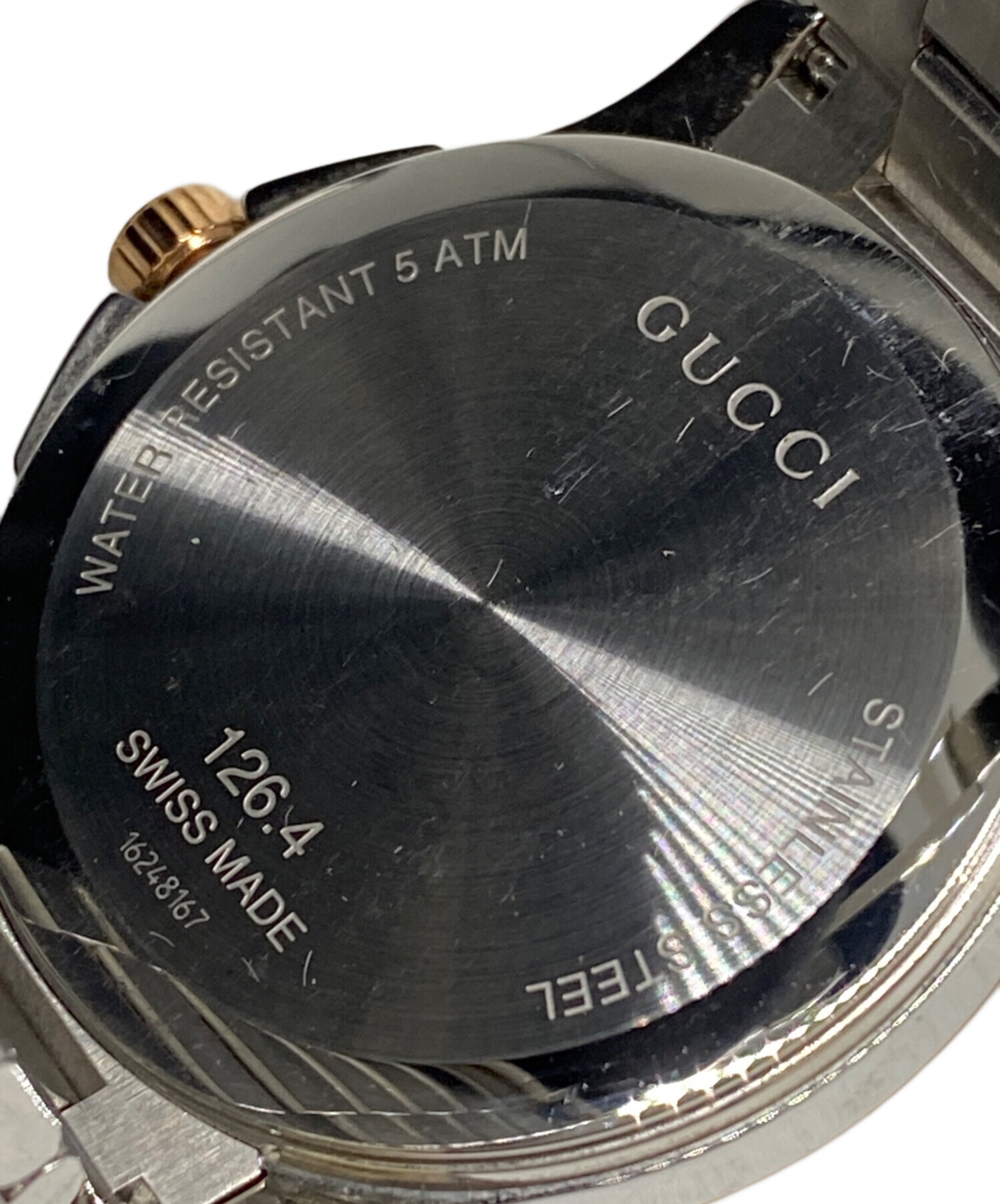 中古・古着通販】GUCCI (グッチ) 腕時計 ホワイト｜ブランド・古着通販