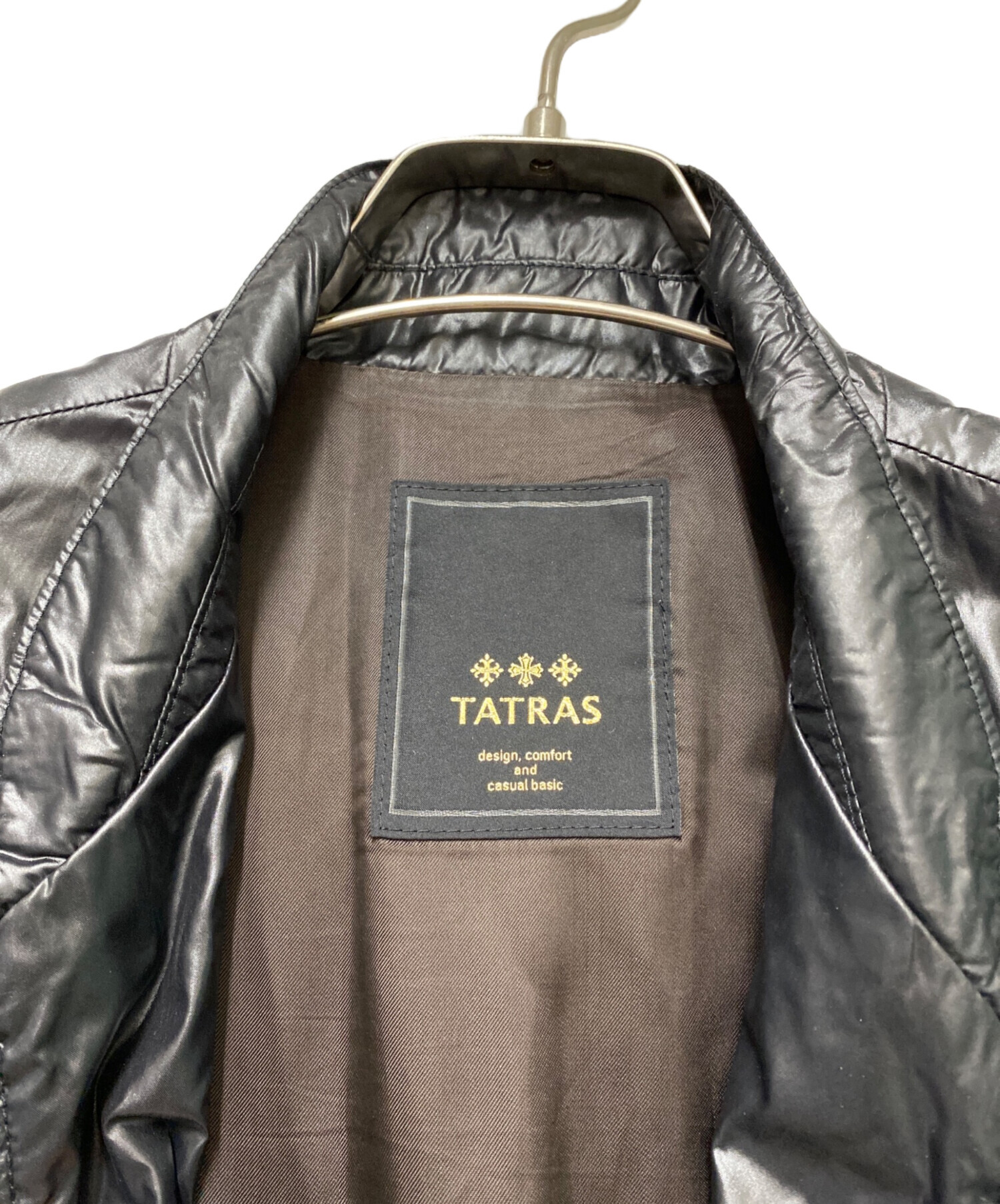 中古・古着通販】TATRAS (タトラス) ナイロンジャケット ブラック
