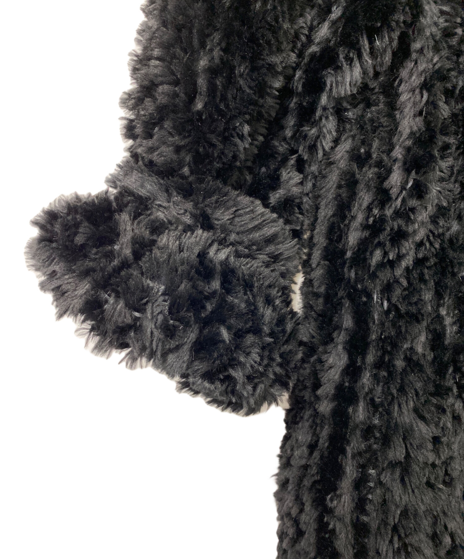 中古・古着通販】Chloe (クロエ) 毛皮ハーフコート ブラック サイズ