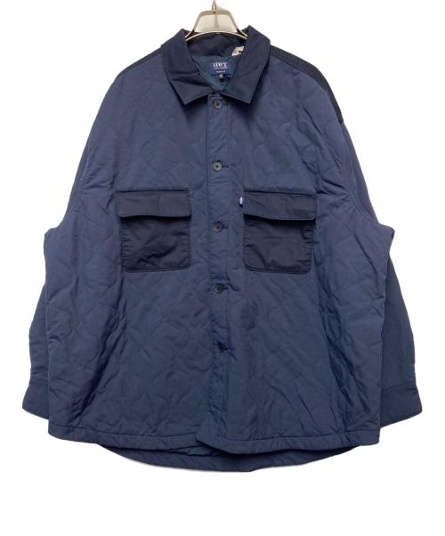 【美品】Levi's リーバイス スタジャン ネイビー Lサイズ キルティング 中古・古着通販】LEVI'S (リーバイス) キルティングジャケット