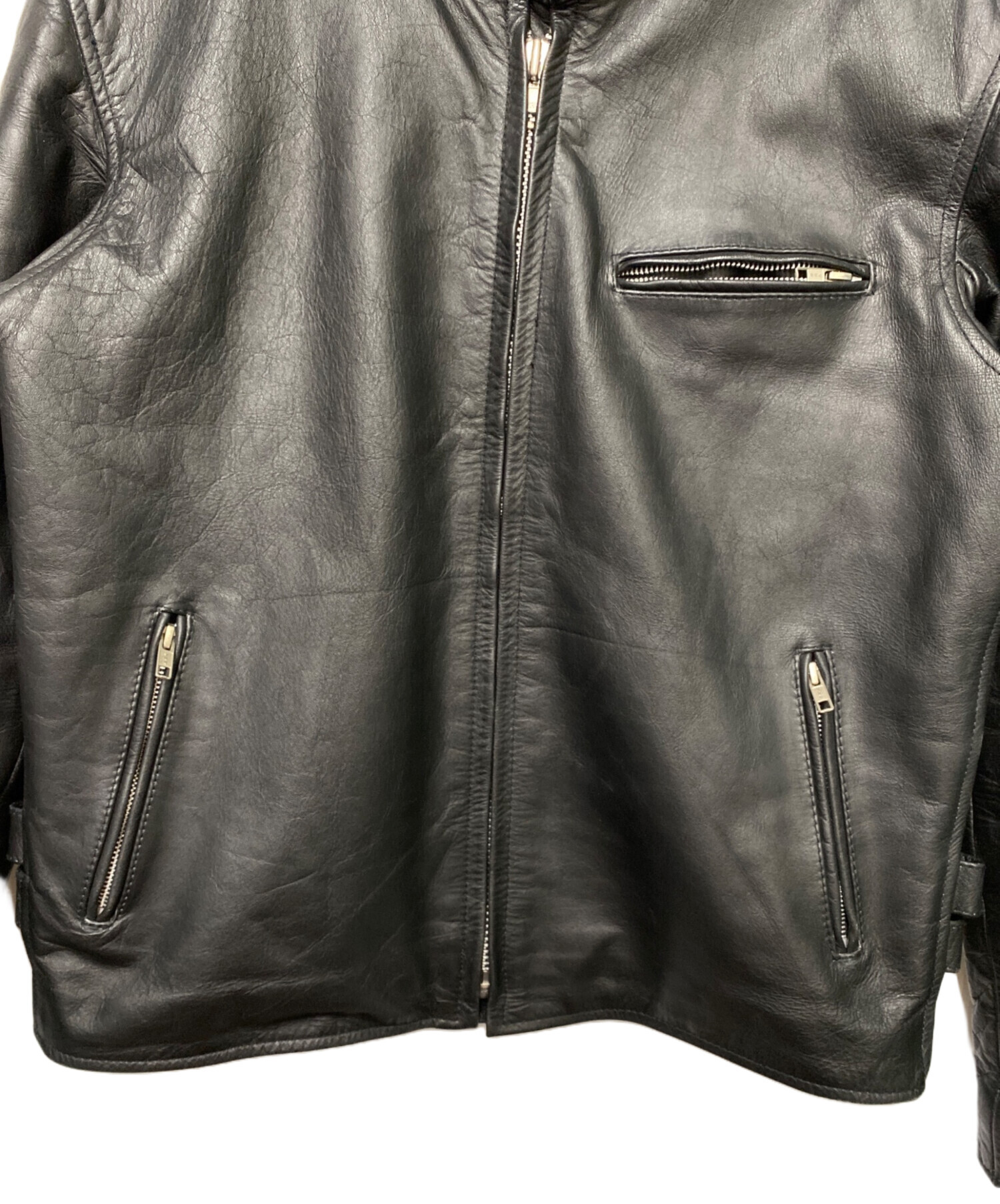 中古・古着通販】HORN WORKS (ホーンワークス) レザーライダース