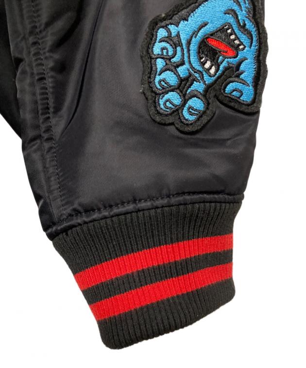 中古・古着通販】SANTA CRUZ (サンタクルーズ) スタジャン ブラック