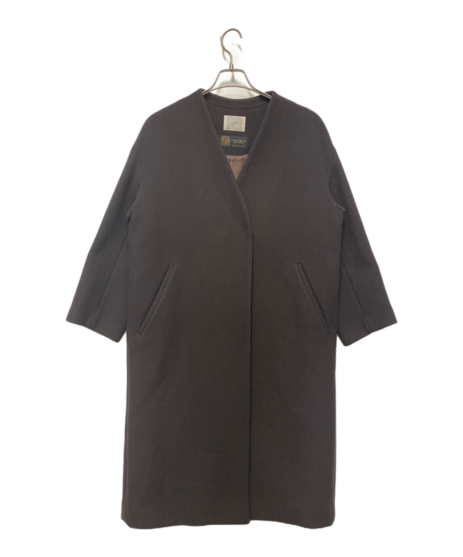 中古・古着通販】IENA (イエナ) ウールコート ブラウン サイズ:SIZE 36 