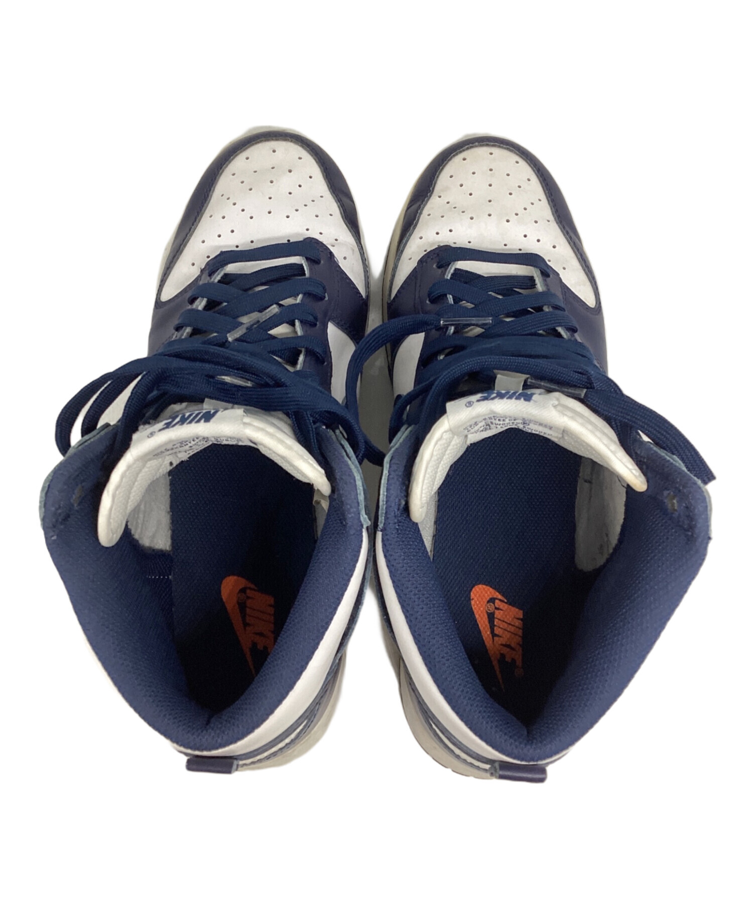 中古・古着通販】NIKE (ナイキ) ハイカットスニーカー ネイビー サイズ