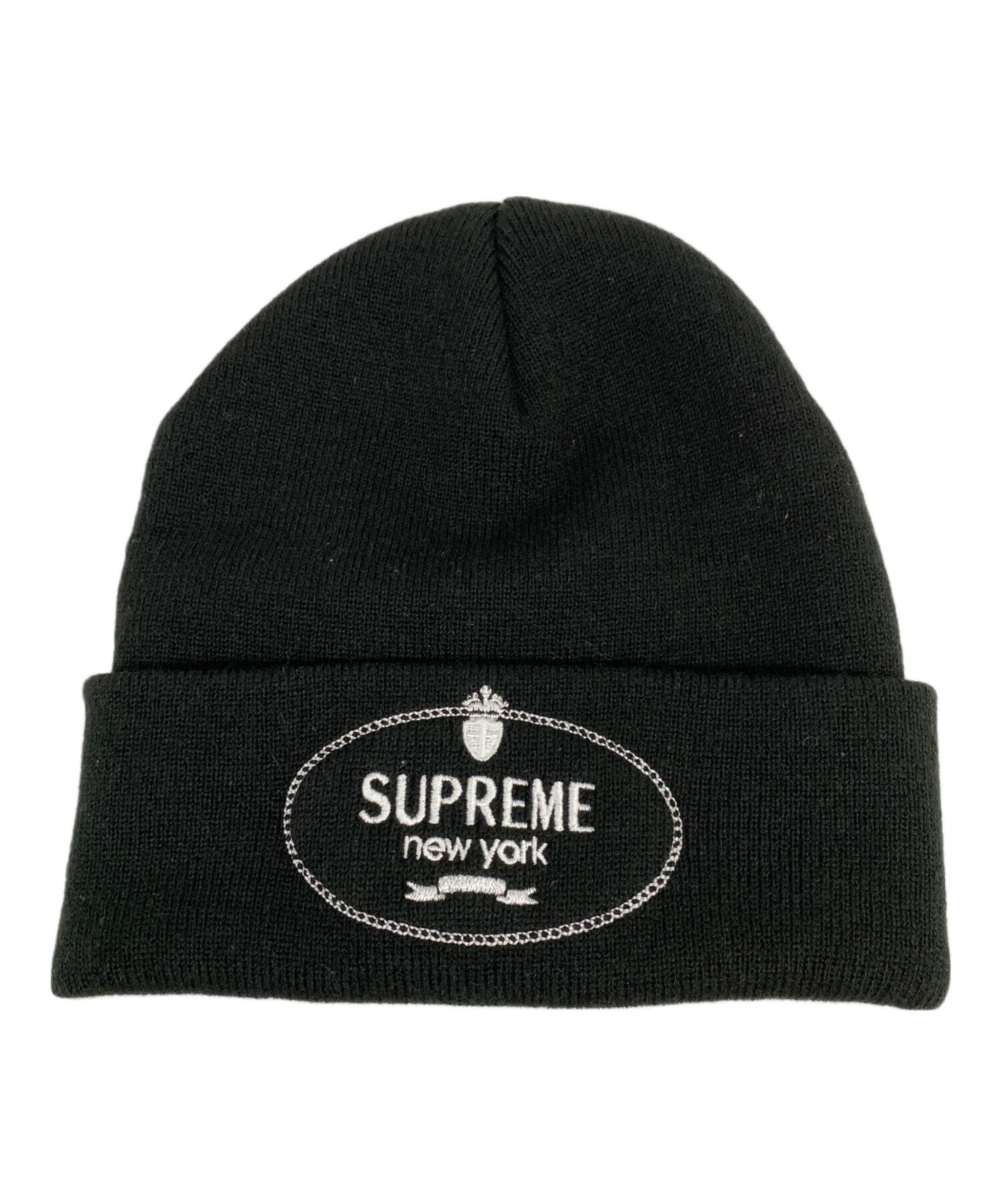 中古・古着通販】Supreme (シュプリーム) Crest Beanie ブラック
