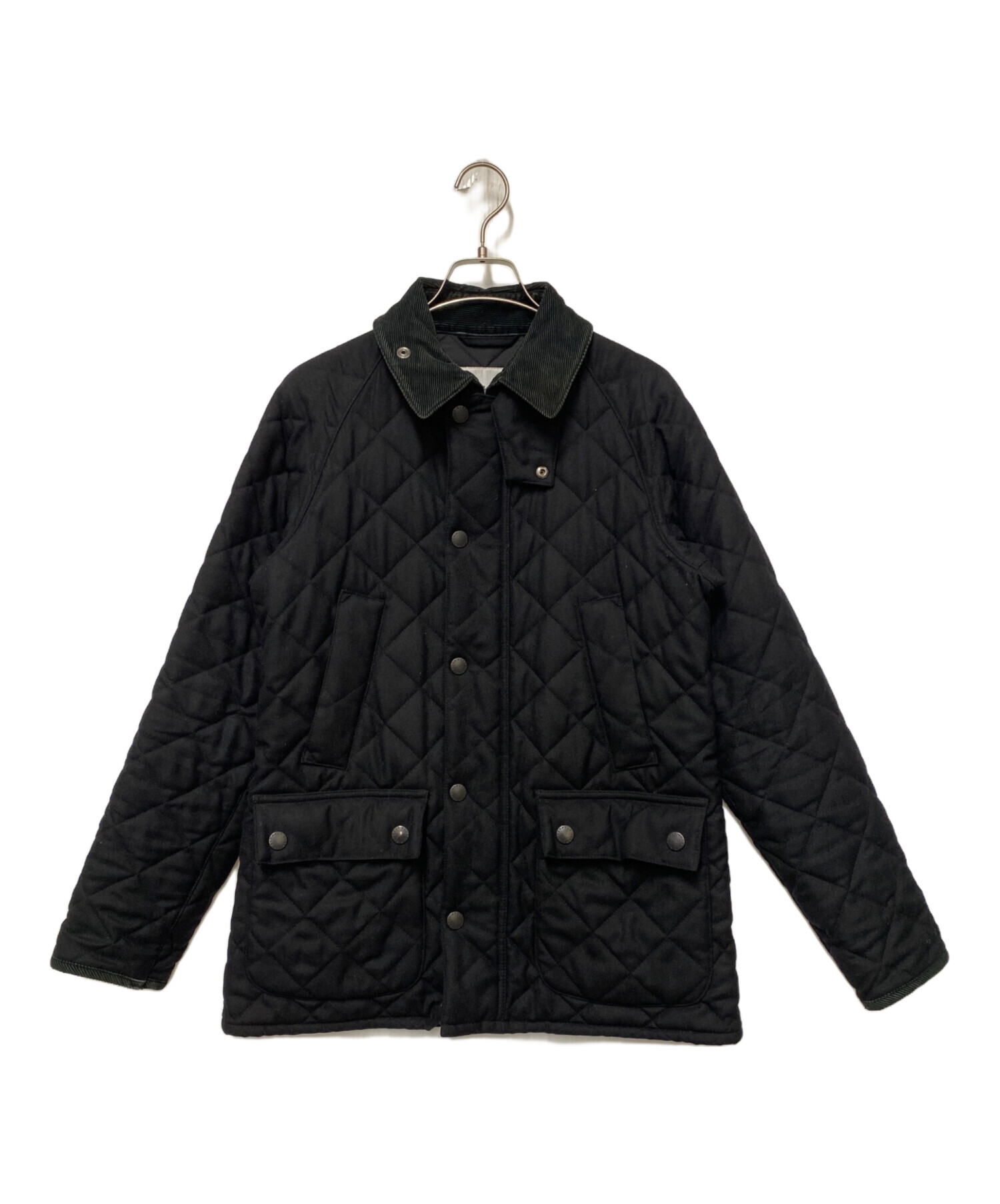 Barbour バブアー キルティングジャケット 黒 海外S？サイズ 日本LかXL 
