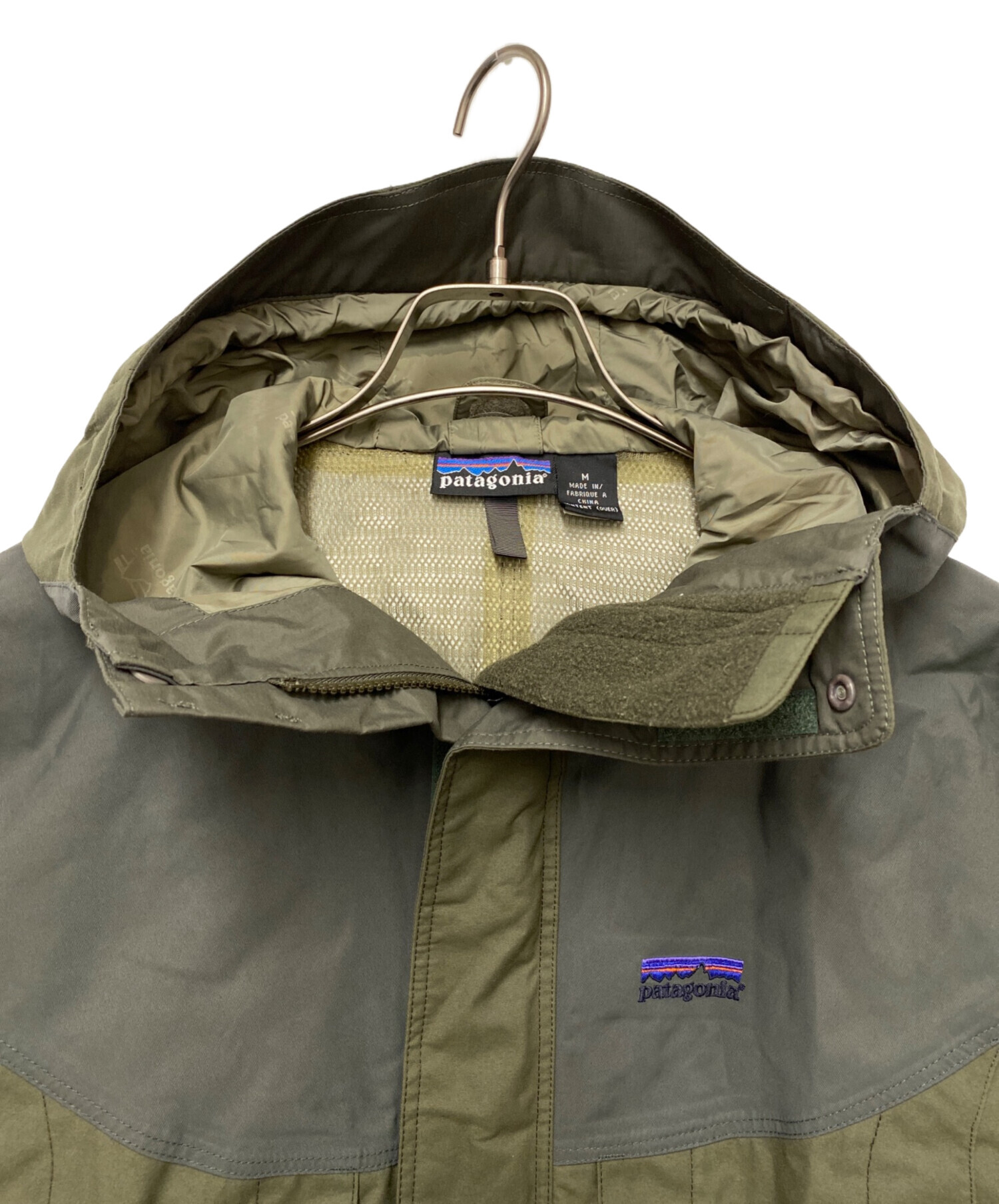 さ*わ様 Patagonia ナイロンジャケット オリーブ 中古・古着通販】Patagonia (パタゴニア) マウンテンジャケット