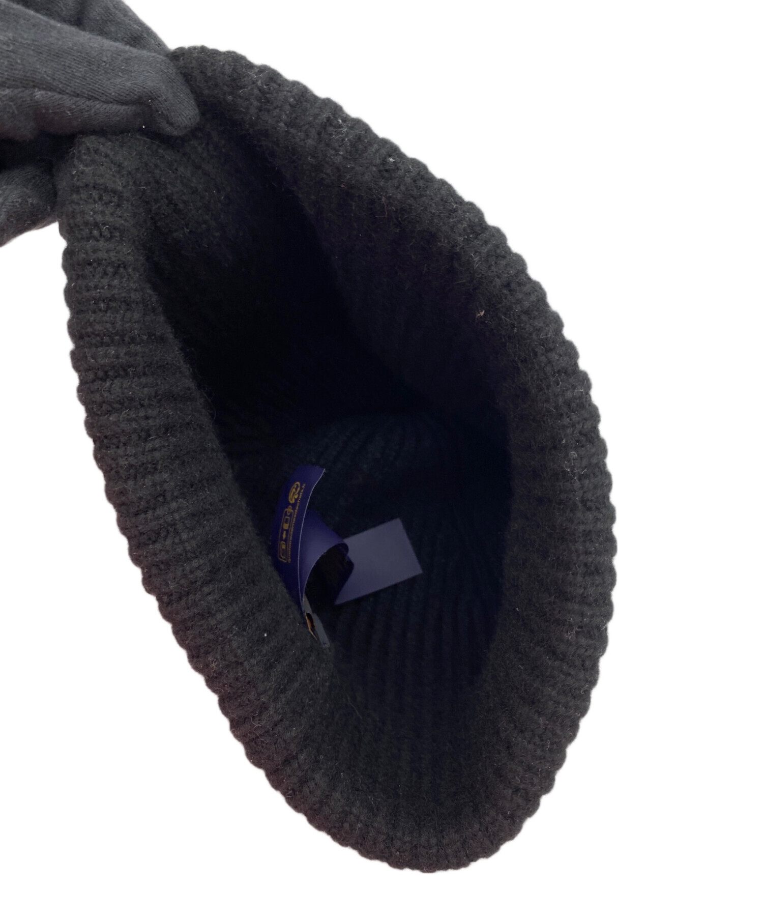 中古・古着通販】LOUIS VUITTON (ルイ ヴィトン) ニット帽 ブラック