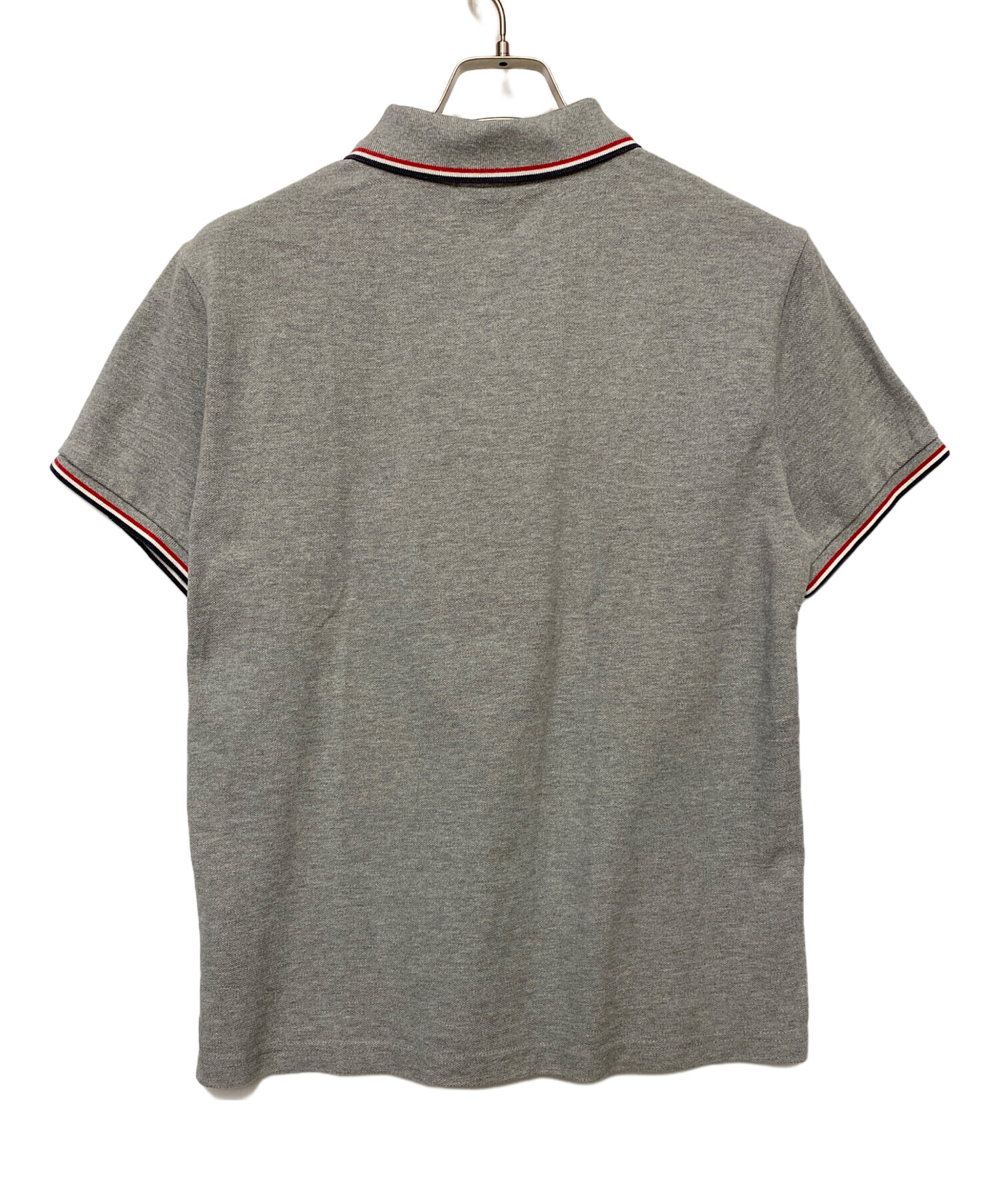 MONCLER モンクレール グレー 半袖ポロシャツ　L MONCLER（モンクレール） ポロシャツ POLO MANICA C 8A70300 84556