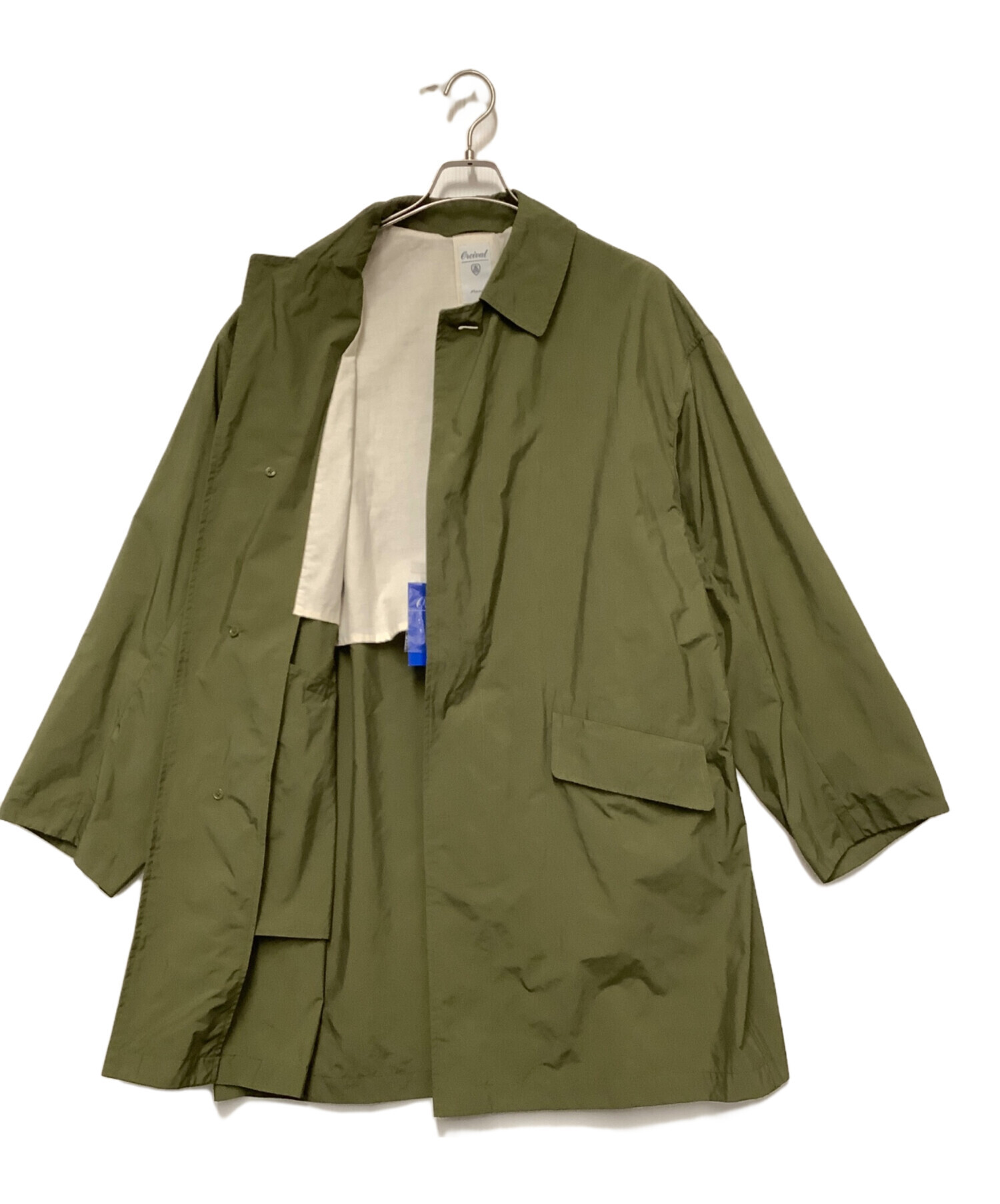 中古・古着通販】ORCIVAL (オーシバル) ステンカラーコート カーキ 
