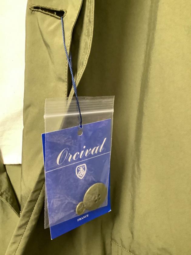 中古・古着通販】ORCIVAL (オーシバル) ステンカラーコート カーキ
