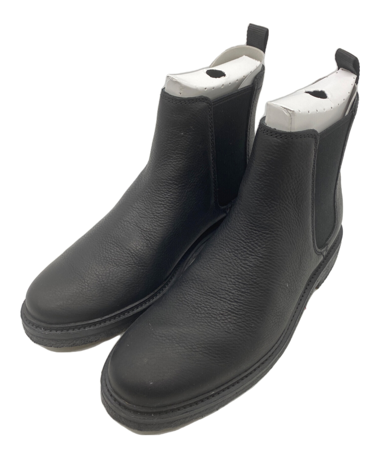 中古・古着通販】CLARKS (クラークス) サイドゴアブーツ ブラック