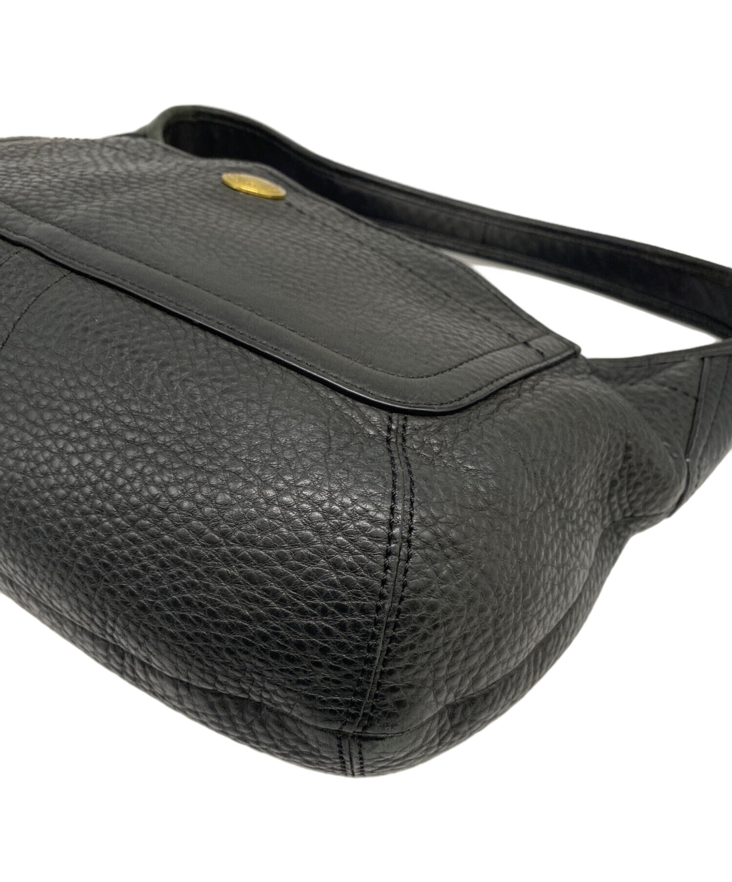 中古・古着通販】COACH (コーチ) ワンショルダーバッグ ブラック