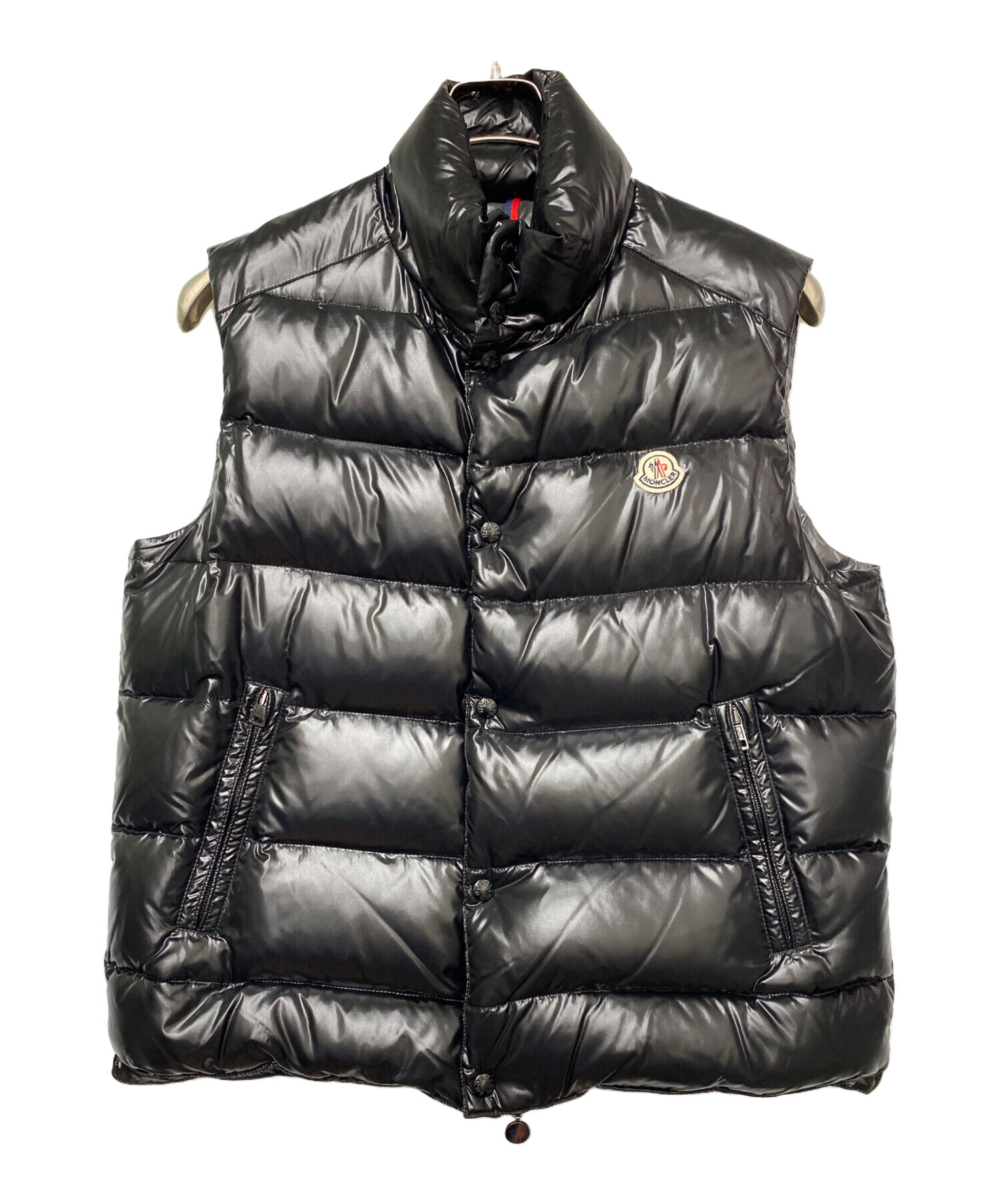中古・古着通販】MONCLER (モンクレール) ダウンベスト ブラック 
