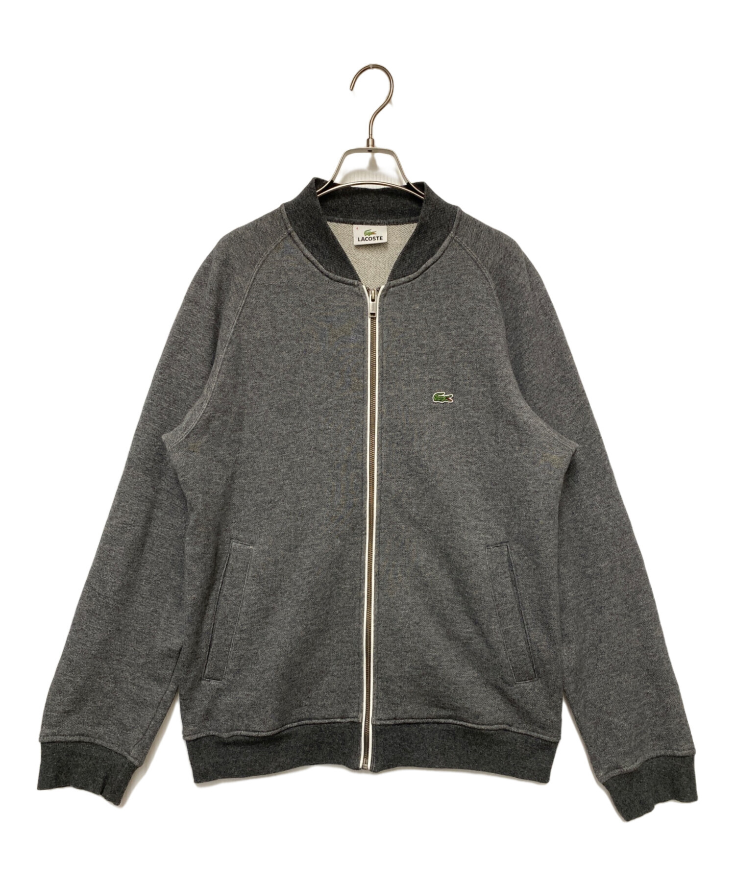 中古・古着通販】LACOSTE (ラコステ) ブルゾン グレー サイズ:L 
