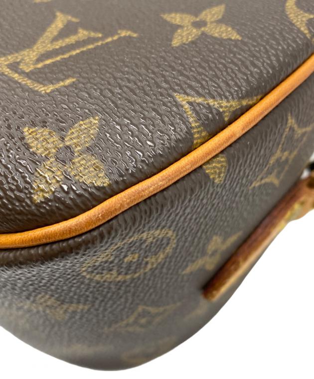 Louis Vuitton ブラウンポーチ ショルダー付き ルイ・ヴィトン アクセサリーポーチ ショルダーバッグ 斜め掛け