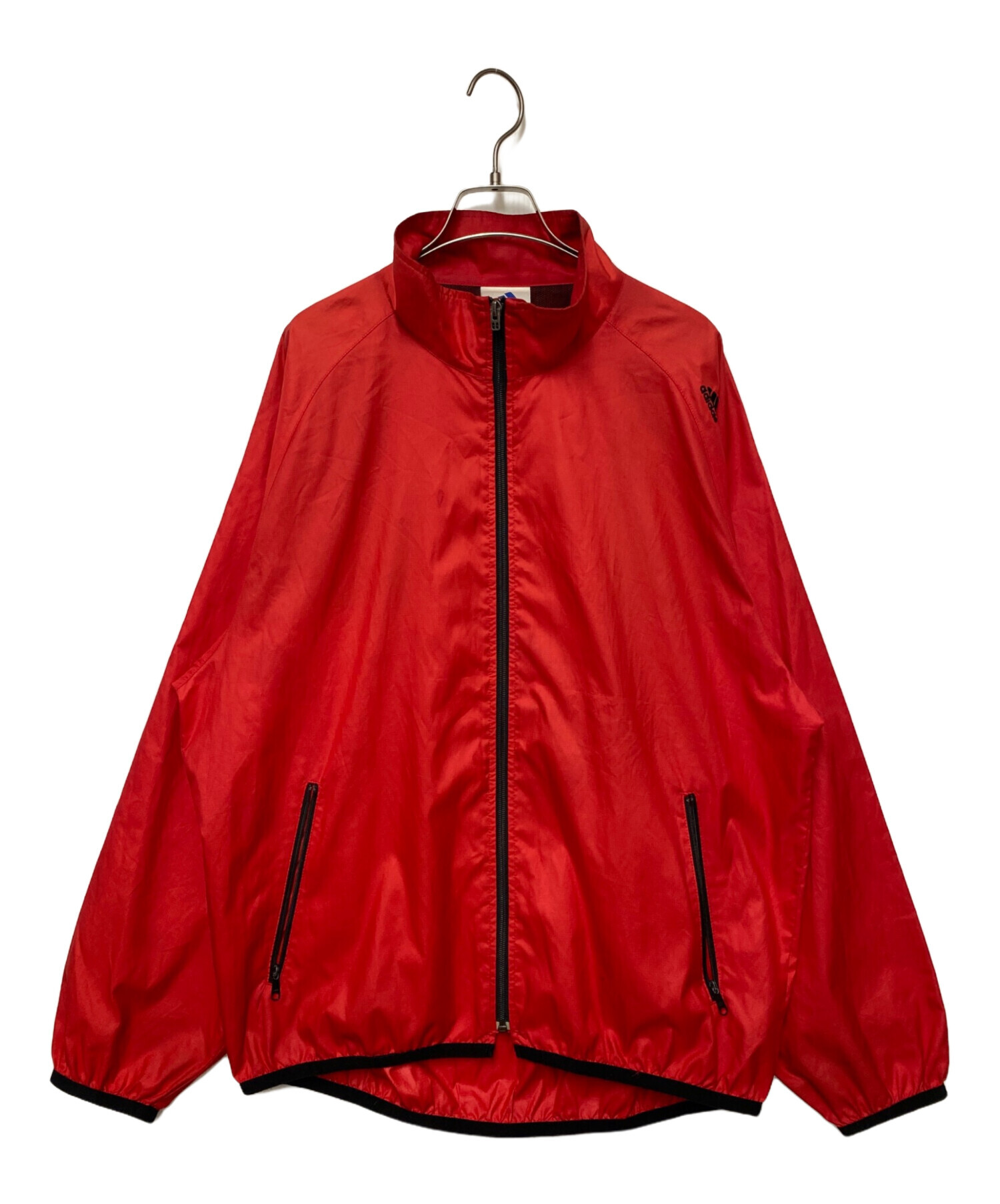 中古・古着通販】adidas (アディダス) ナイロンジャケット レッド