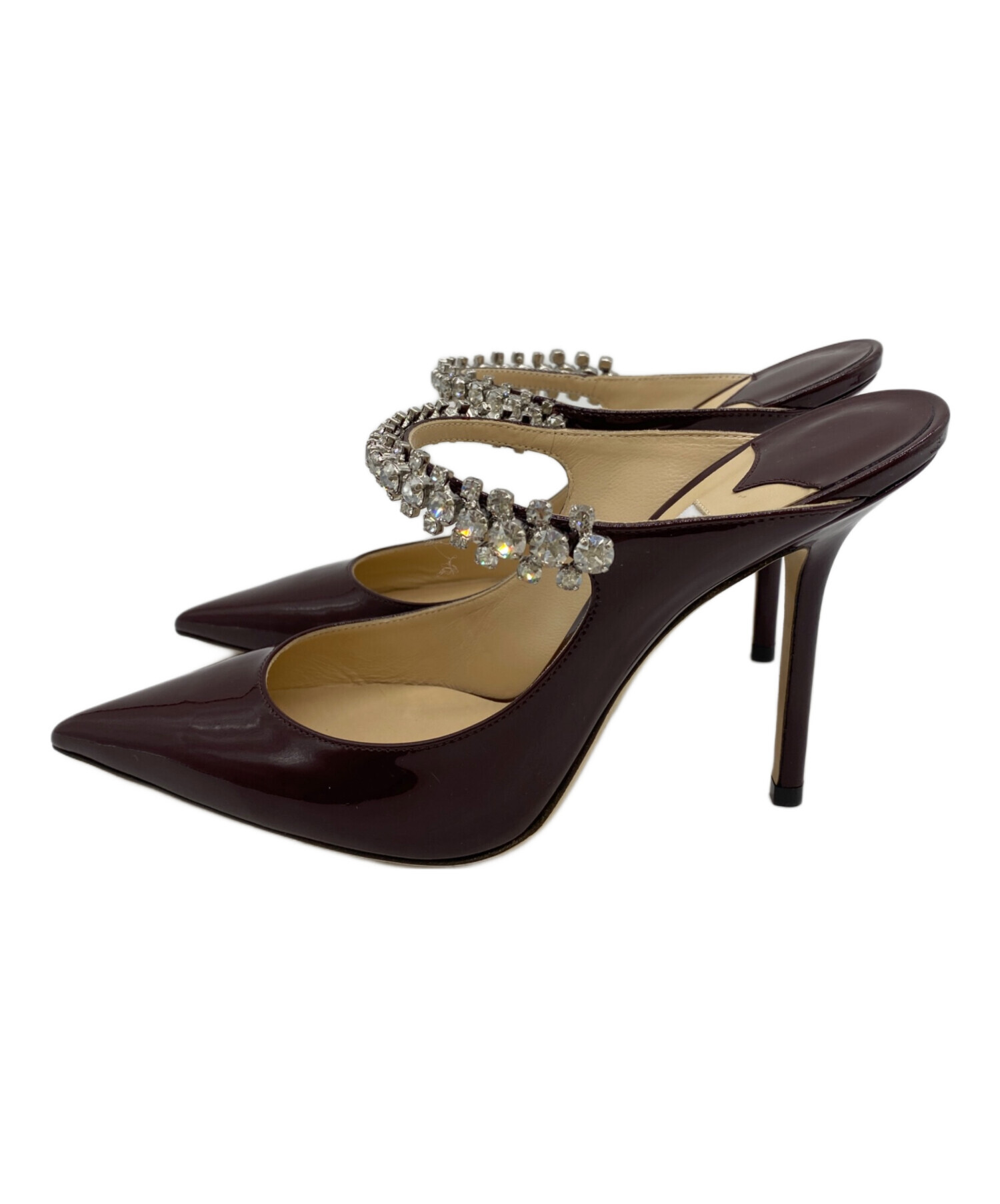 中古・古着通販】JIMMY CHOO (ジミーチュウ) ビジューエナメル 中古・古着通販】JIMMY CHOO (ジミーチュウ) ビジューエナメル