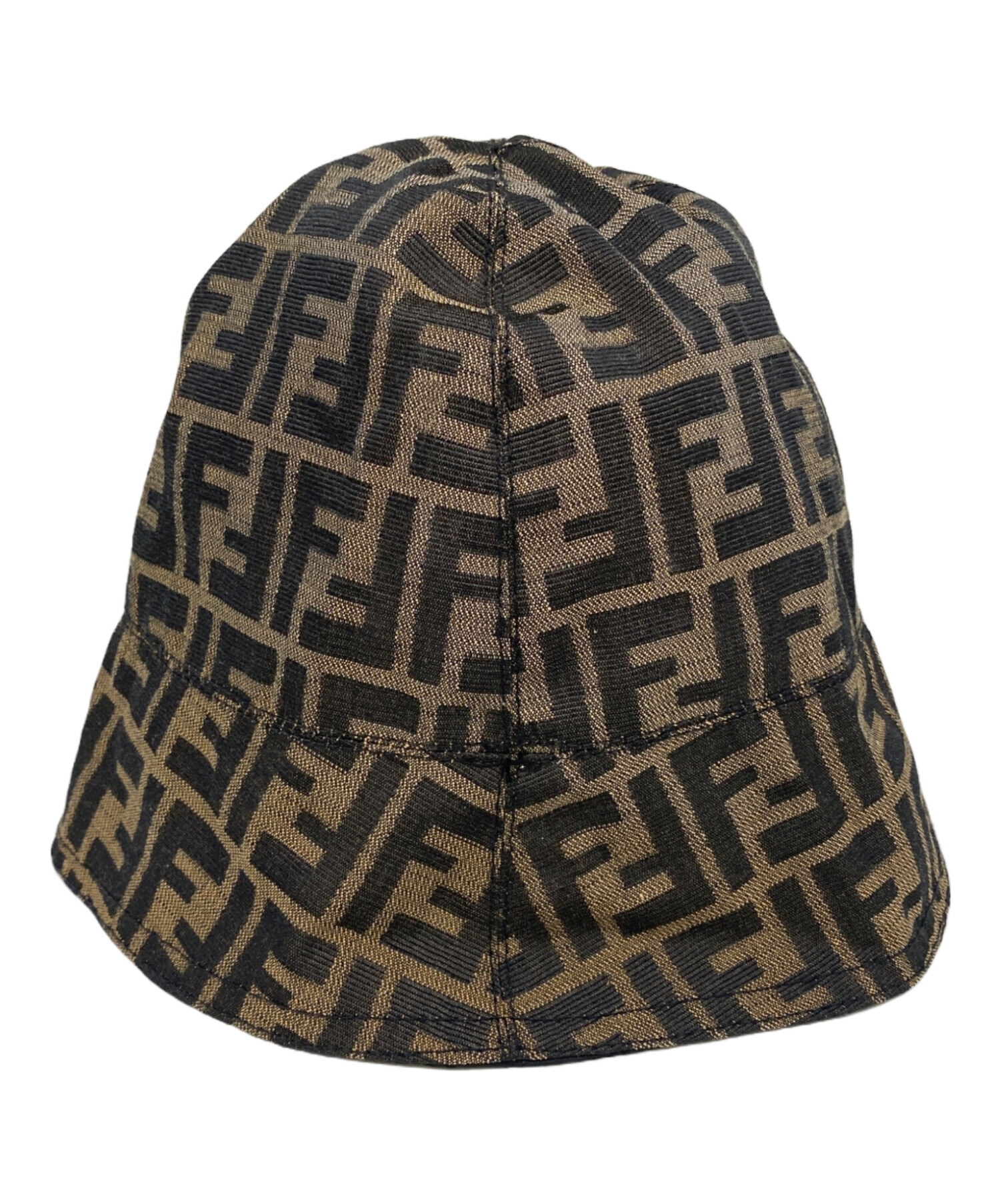 Fendi バケットハット ブラウン 中古・古着通販】FENDI (フェンディ) バケットハット ブラウン