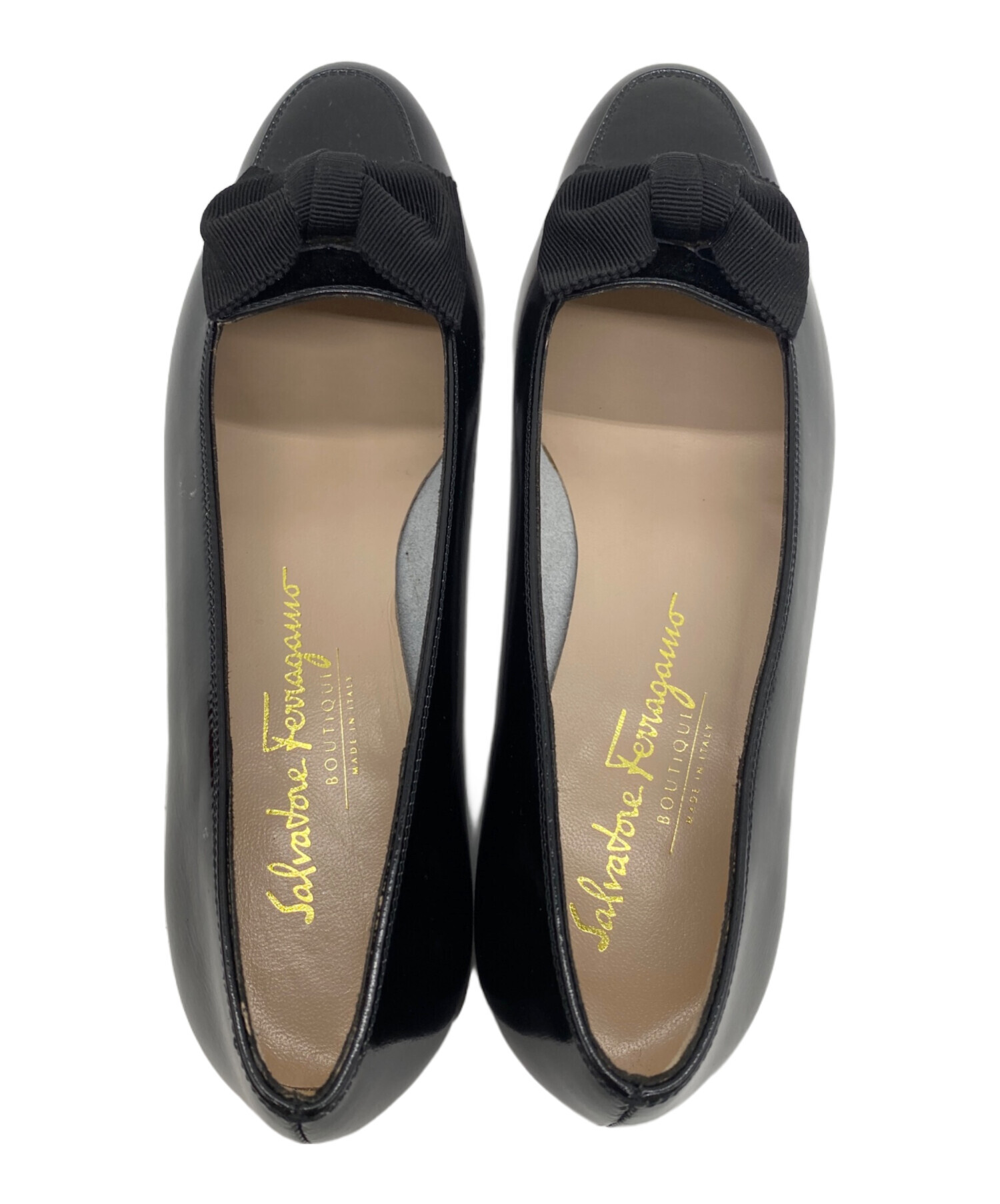 【未使用】フェラガモ Salvatore Ferragamo パンプス レザー 中古・古着通販】Salvatore Ferragamo (サルヴァトーレ フェラガモ