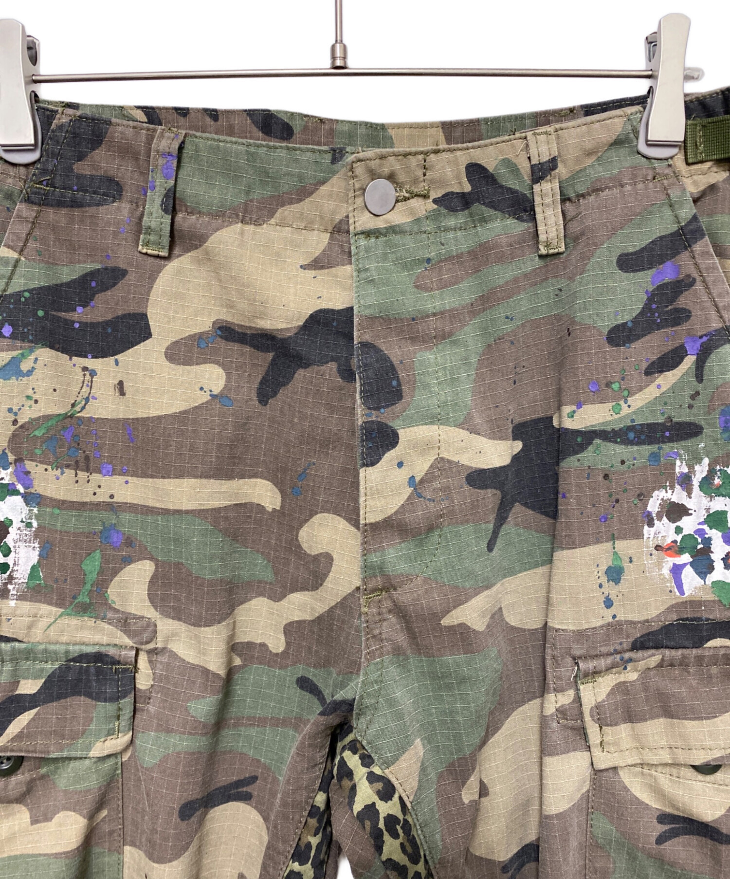 中古・古着通販】mnml (ミニマル) カーゴフレアパンツ グリーン