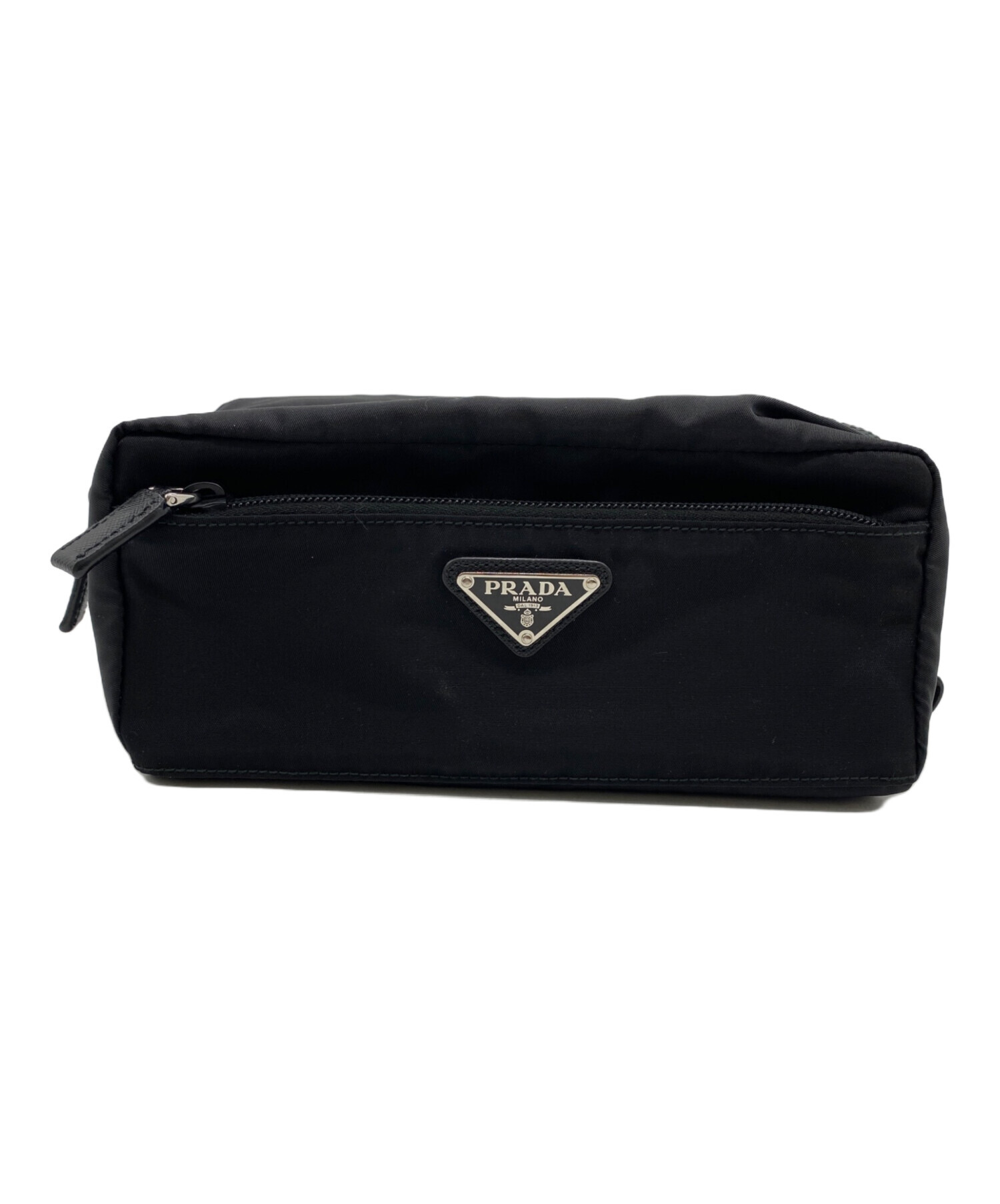 中古・古着通販】PRADA (プラダ) PURADA トラベルポーチ ブラック