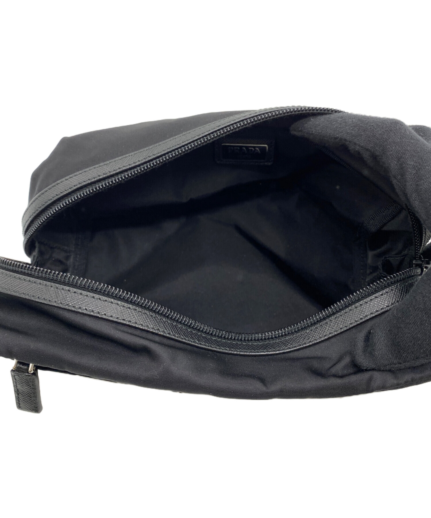 【新品未使用品】　プラダ　ポーチ 楽天市場】【アウトレット】プラダ PRADA ポーチ ブラック 1na693 20l
